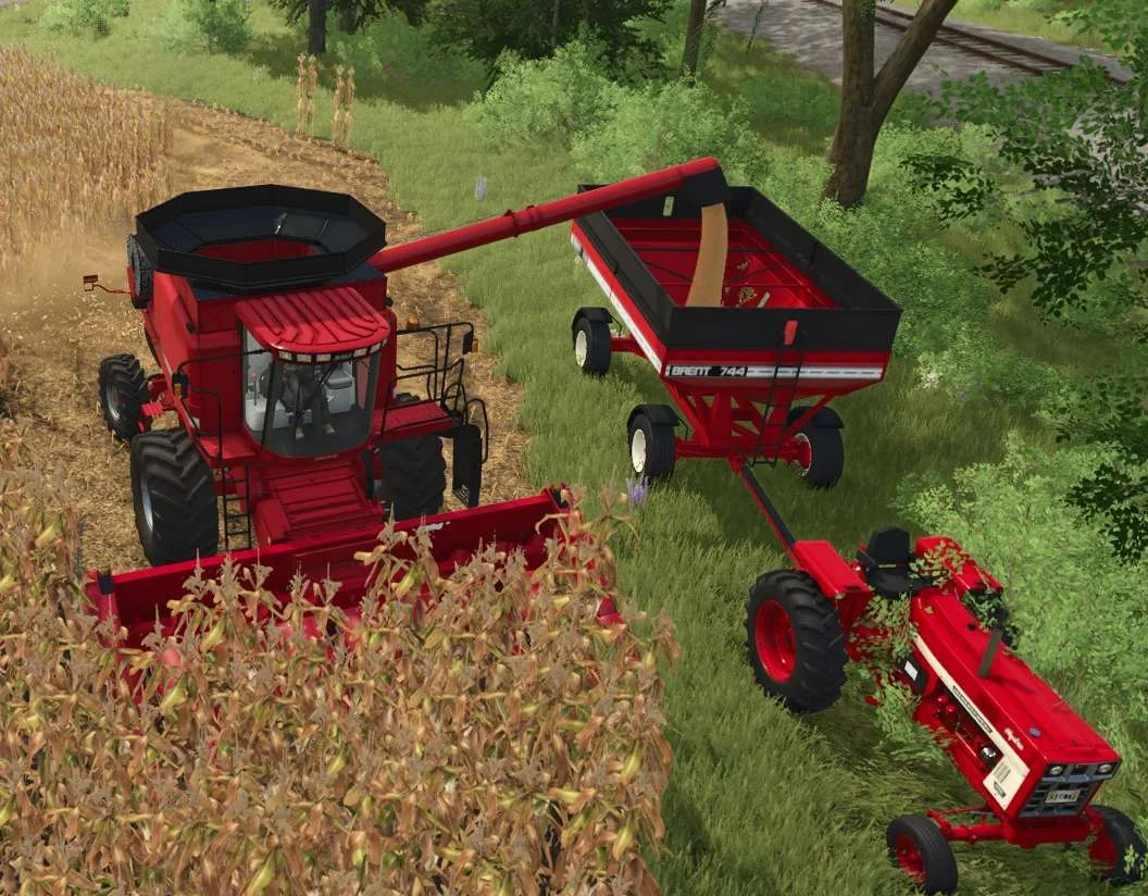 FS25 CaseIH 1998 2008 Combine v1.0 Harvesters Mod FS25 Mod Free Download