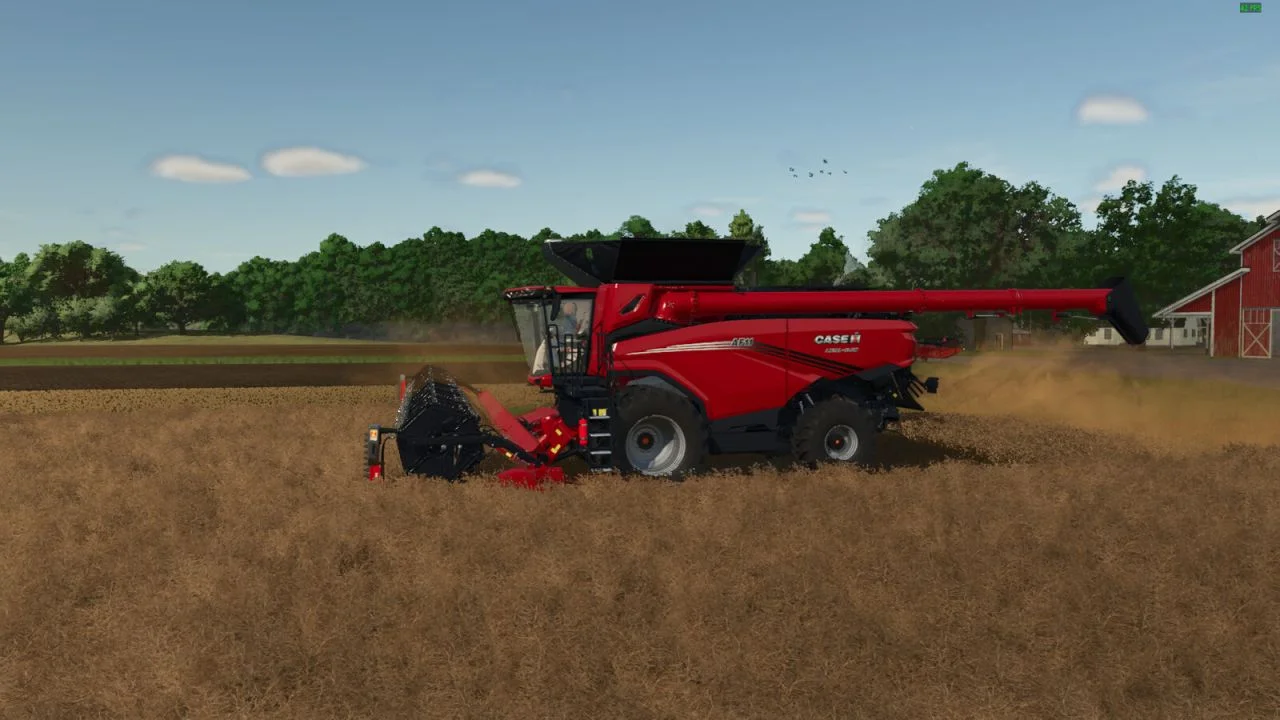 FS25 CaseIH Headers V1.0 Harvesters Mod FS25 Mod Free Download