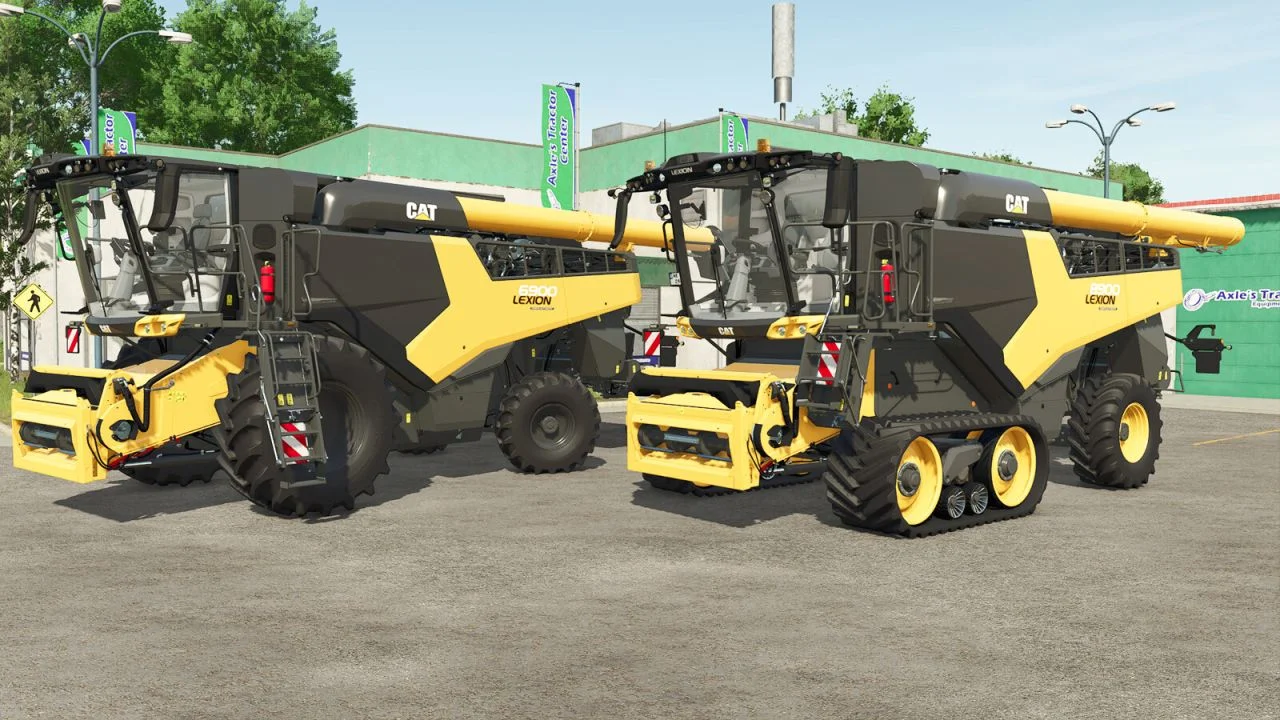 FS25 CAT Lexion V1.0.1 Harvesters Mod FS25 Mod Free Download