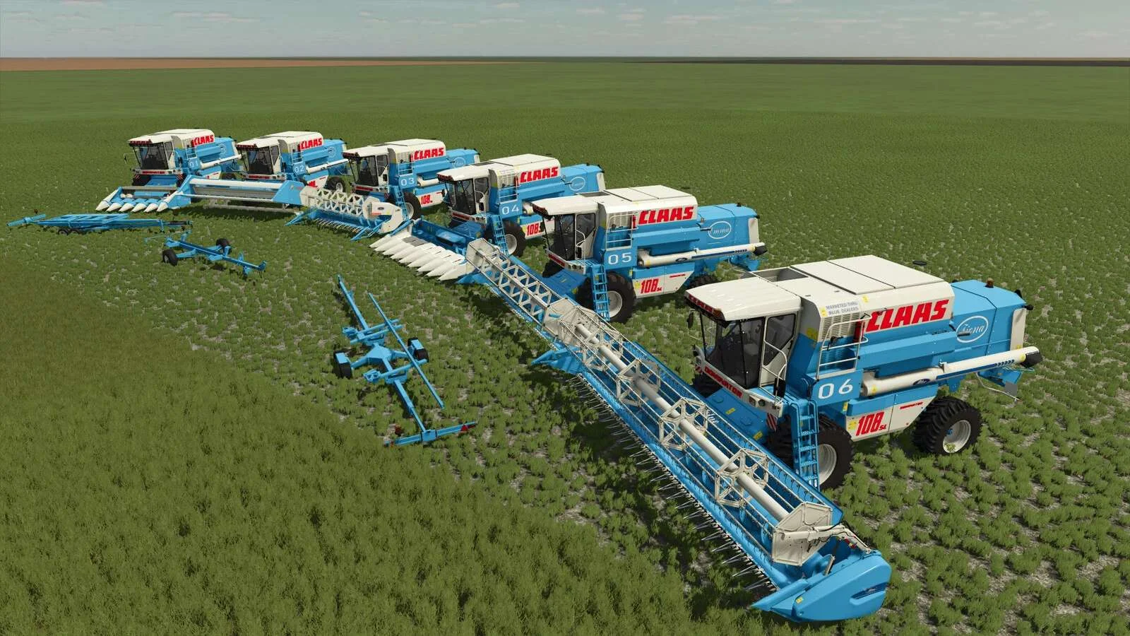 FS25 CLAAS Blue Dominator 108 v1.0 Harvesters Mod FS25 Mod Free Download