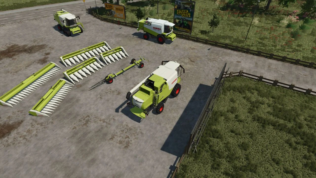 FS25 CLAAS ConSpeed Headers V1.1 Harvesters Mod FS25 Mod Free Download
