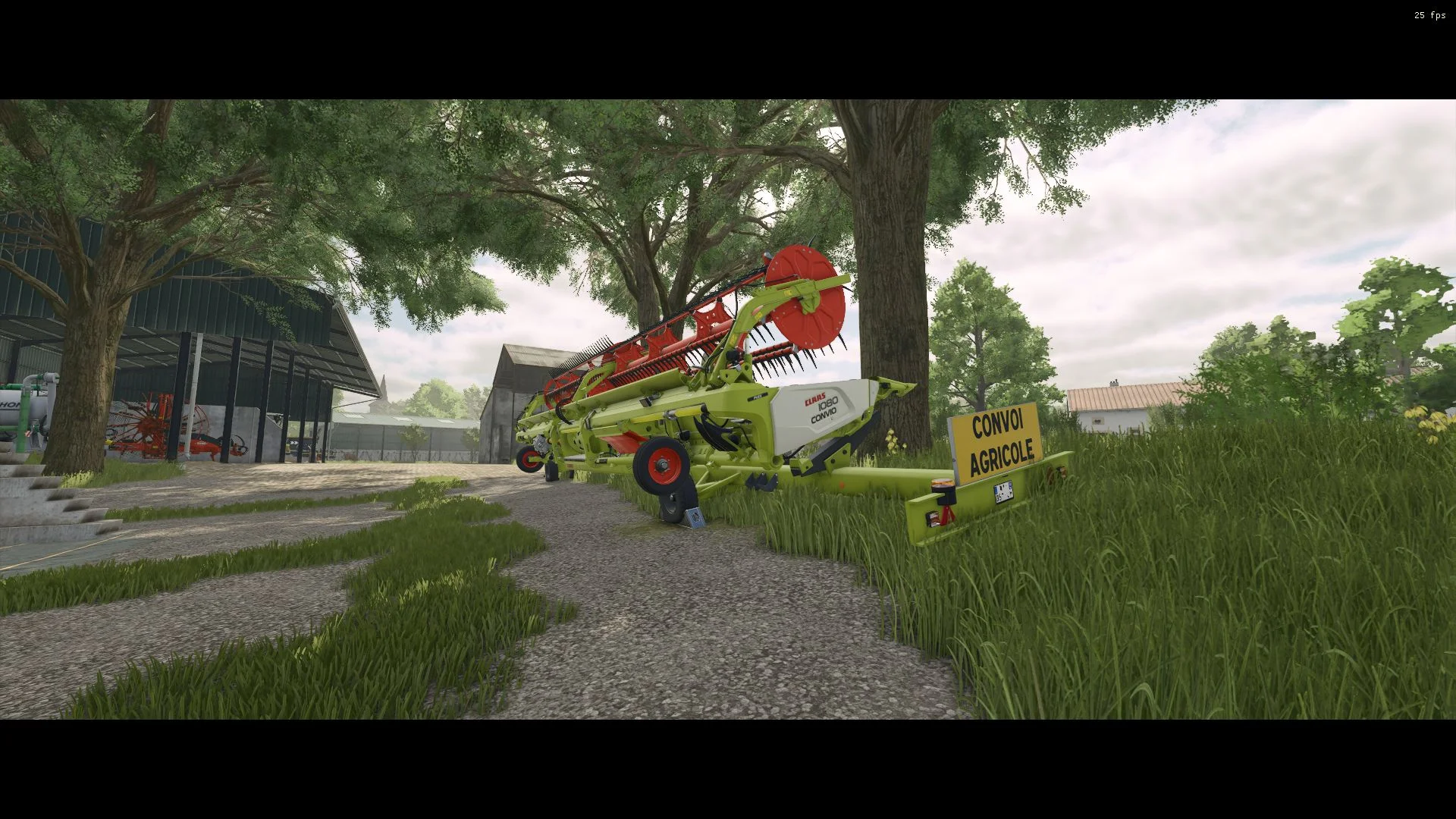 FS25 Claas cutter bar trailer V1.0 Harvesters Mod FS25 Mod Free Download