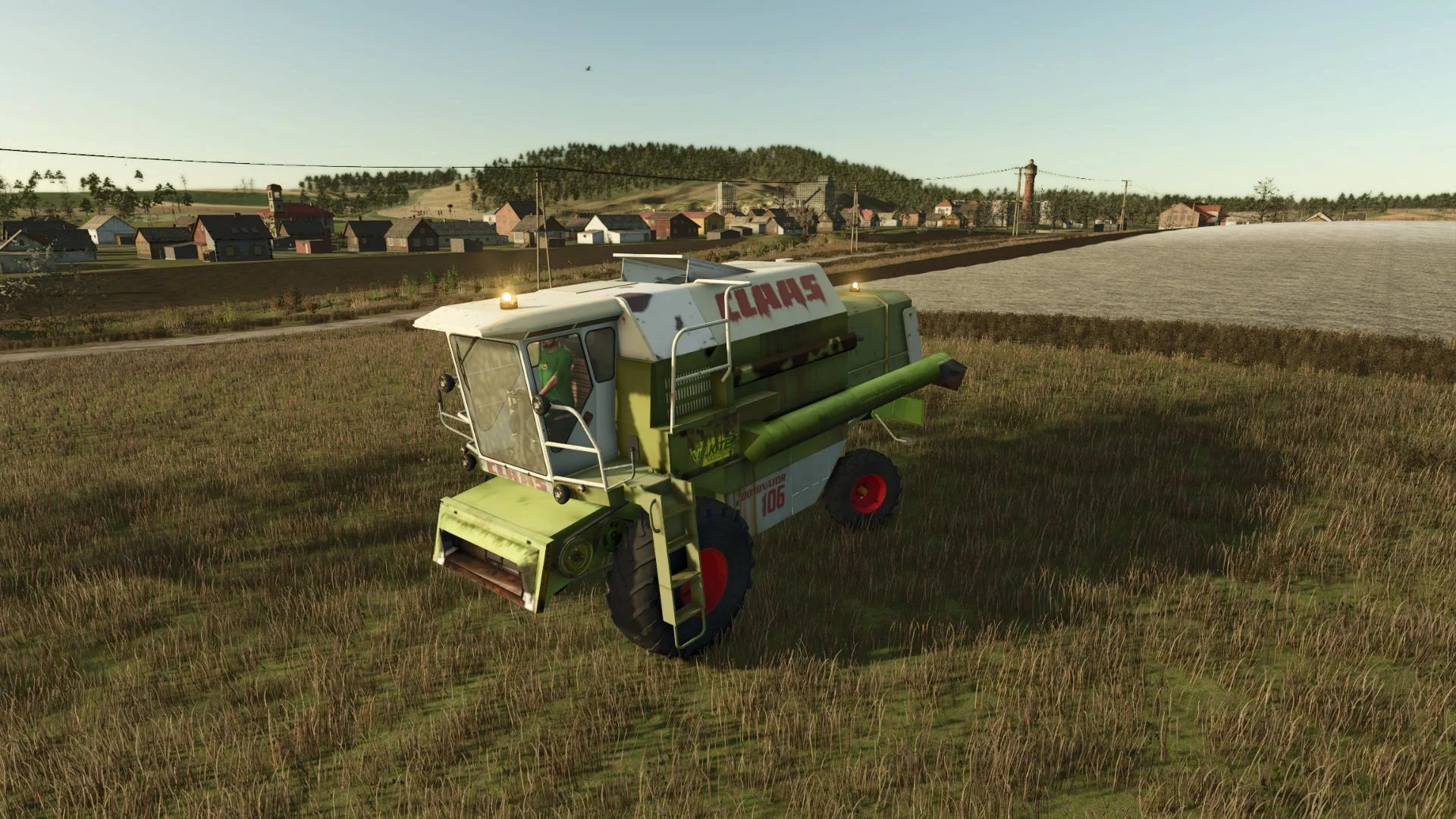 FS25 CLAAS Dominator 106 Old V1.0 Harvesters Mod FS25 Mod Free Download