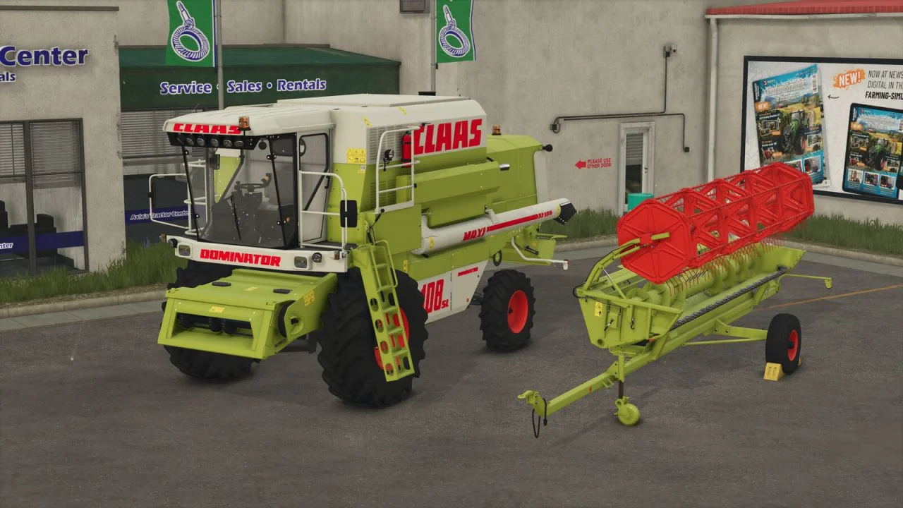 FS25 Claas Dominator 108 V1.0 Harvesters Mod FS25 Mod Free Download