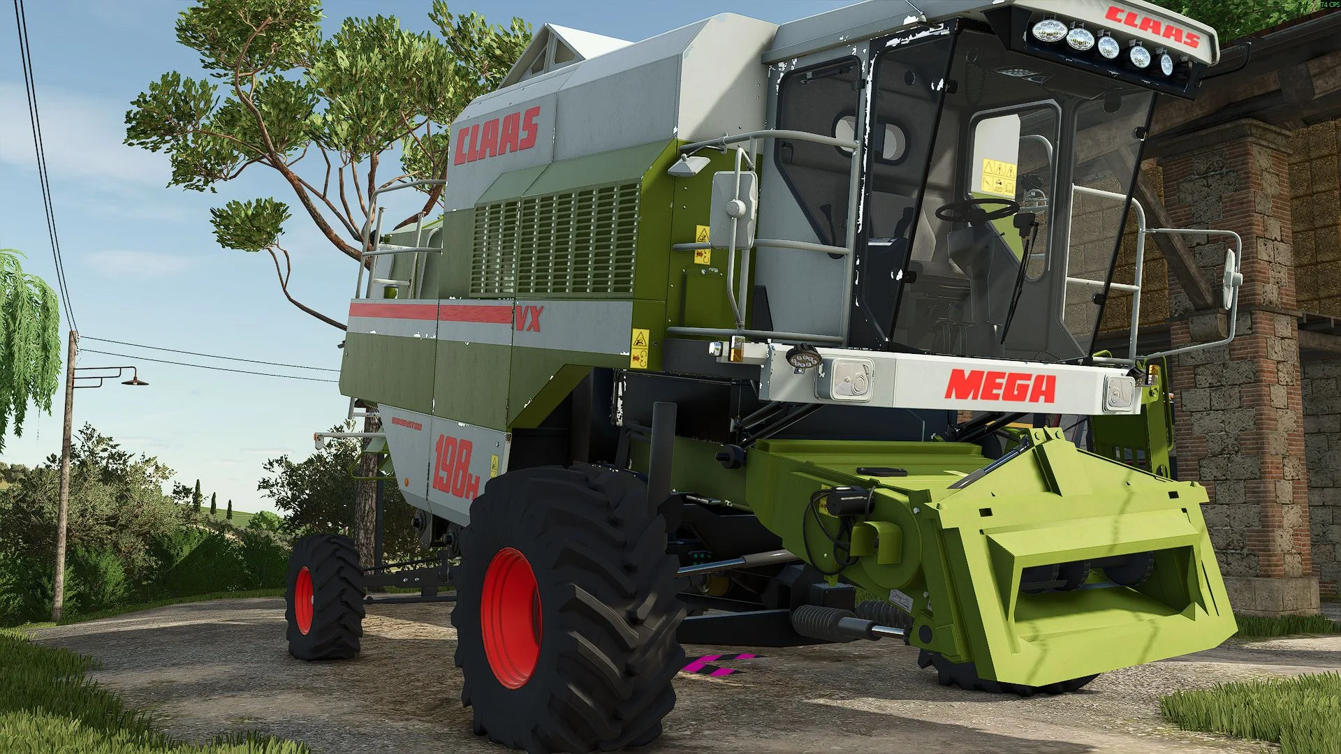 FS25 Claas Dominator 198H V1.0 Harvesters Mod FS25 Mod Free Download