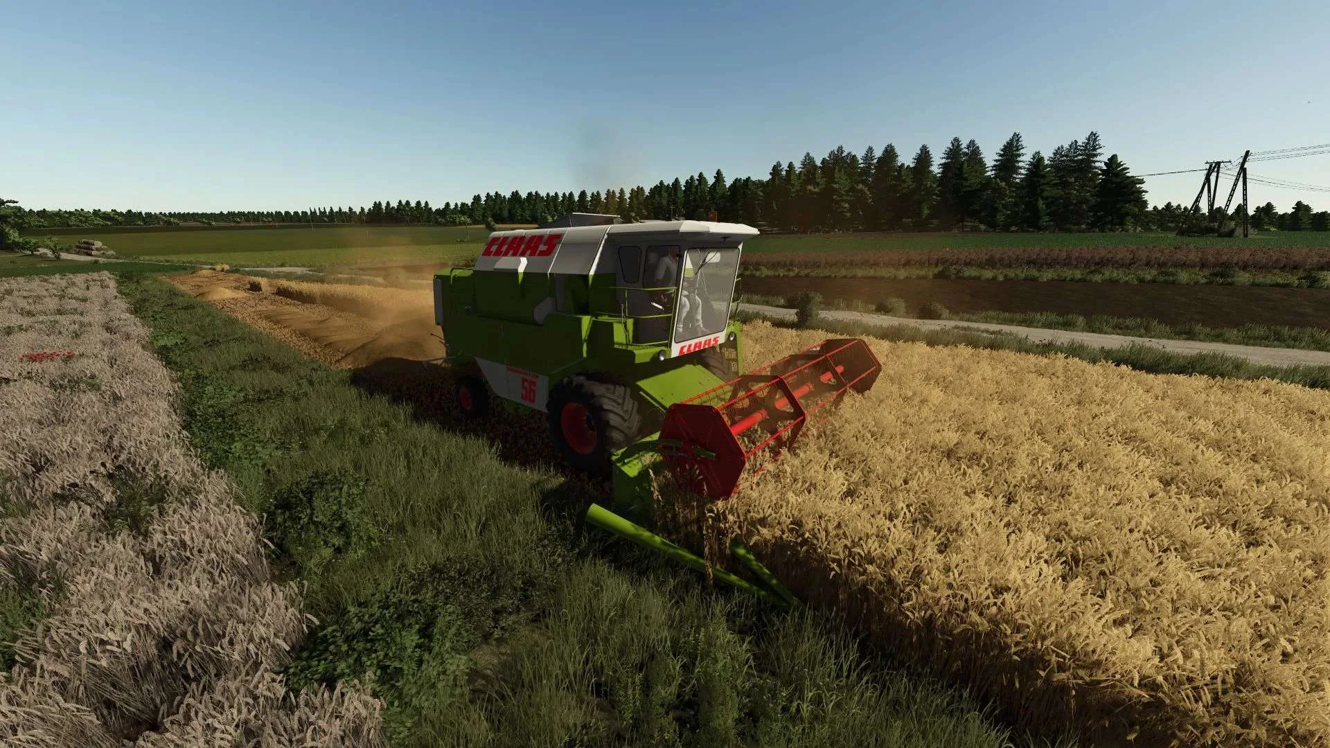 FS25 Claas Dominator 56 v1.0 Harvesters Mod FS25 Mod Free Download