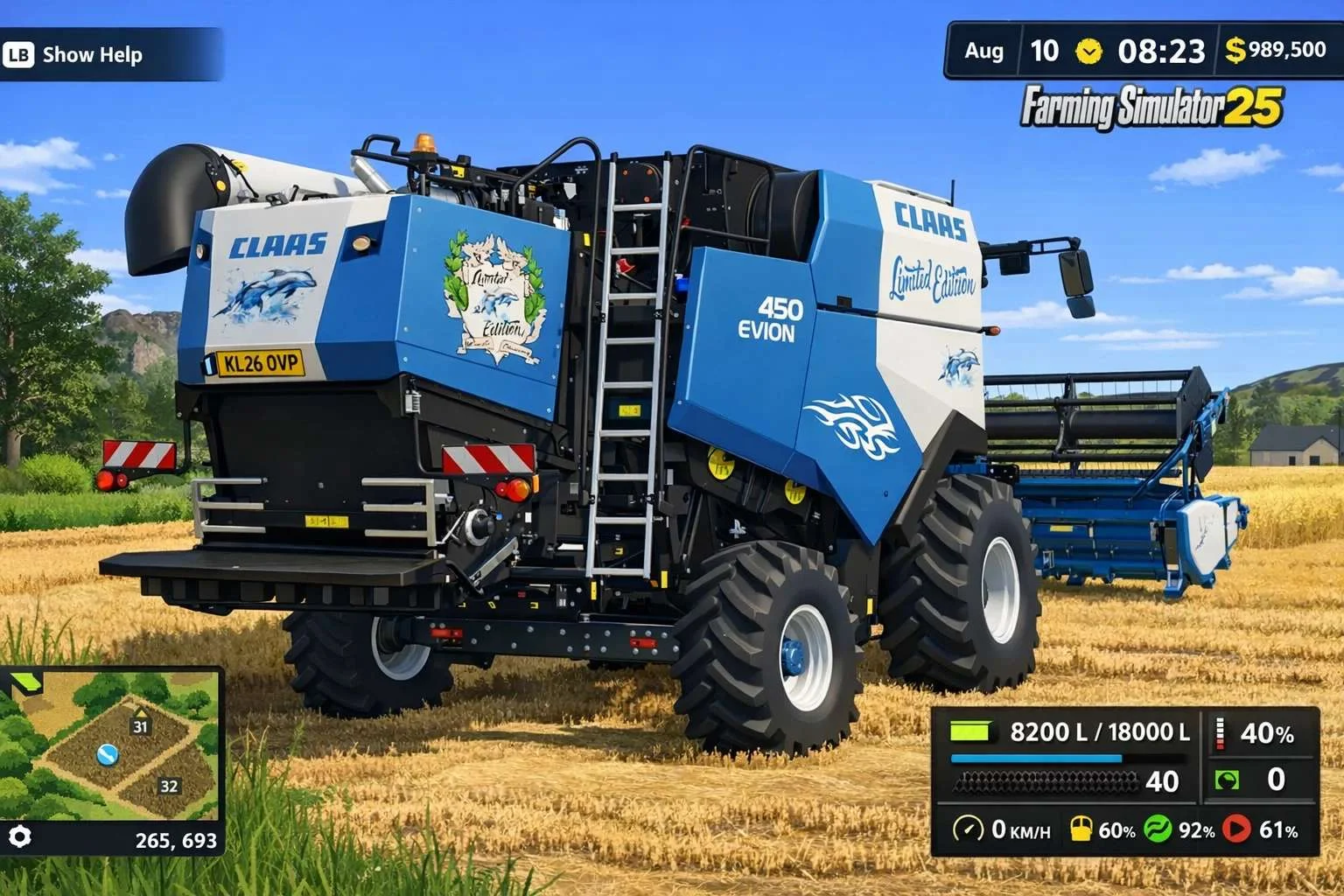 FS25 Claas Evion 450 Pack Limited Edition v1.2 Harvesters Mod FS25 Mod Free Download
