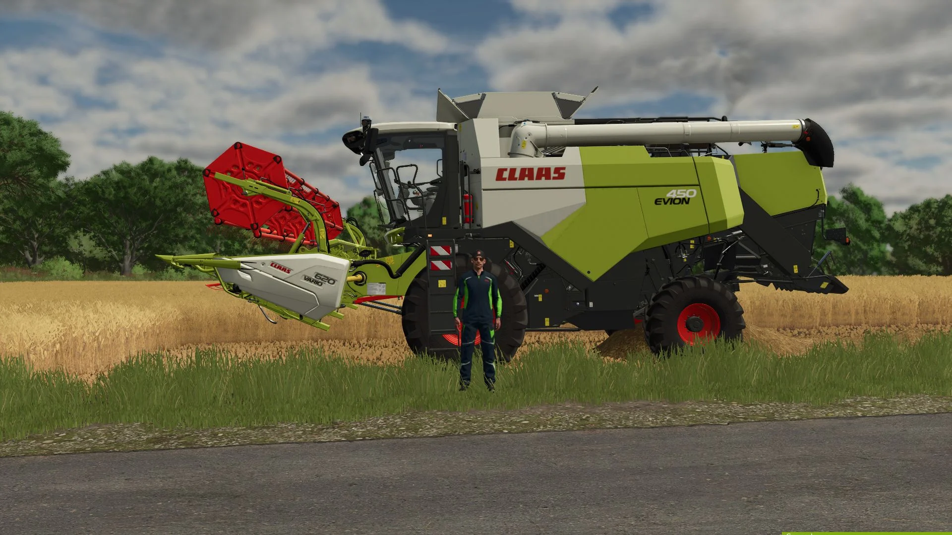 FS25 Claas Evion 450 V1.0 Harvesters Mod FS25 Mod Free Download