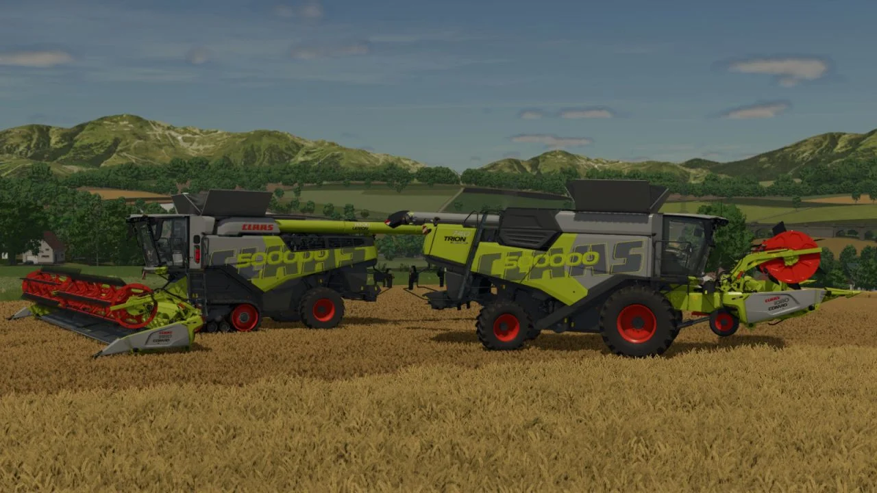FS25 CLAAS Harvester 500.000 Edition Pack V1.0 Harvesters Mod FS25 Mod Free Download