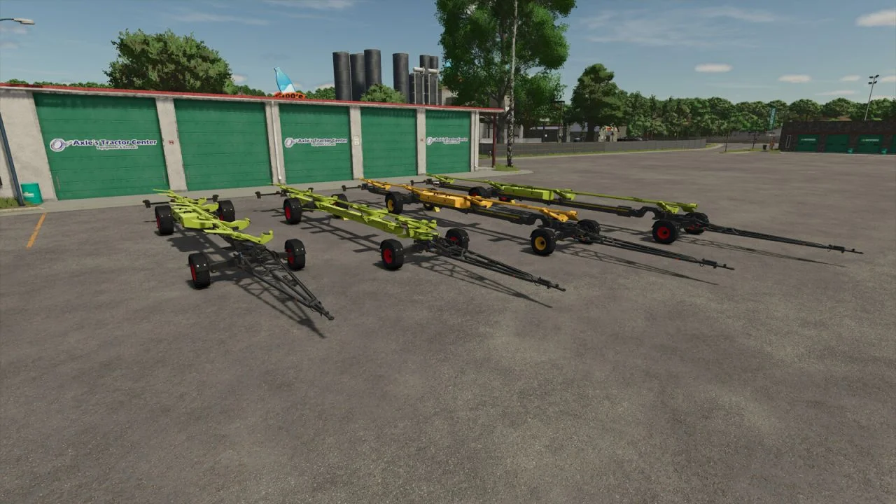 FS25 CLAAS Header Trailer Pack V1.0 Harvesters Mod FS25 Mod Free Download