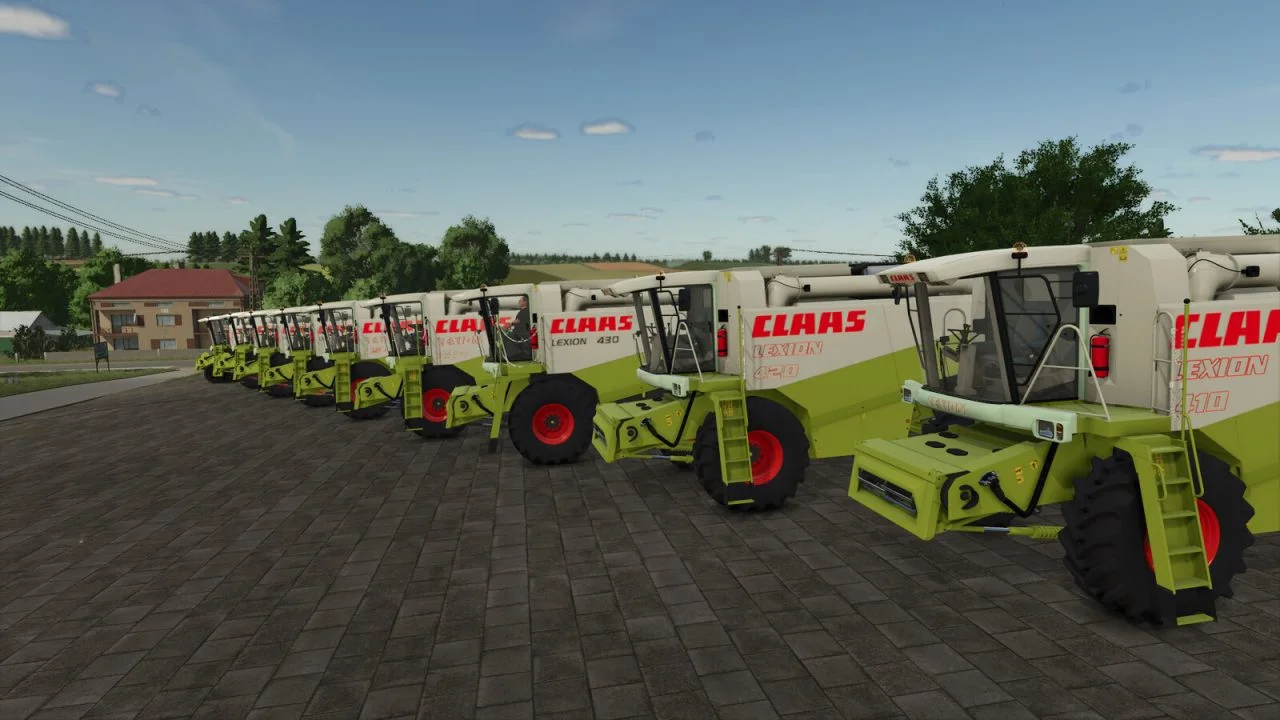 FS25 CLAAS Lexion 410-480 V1.0.3 Harvesters Mod FS25 Mod Free Download