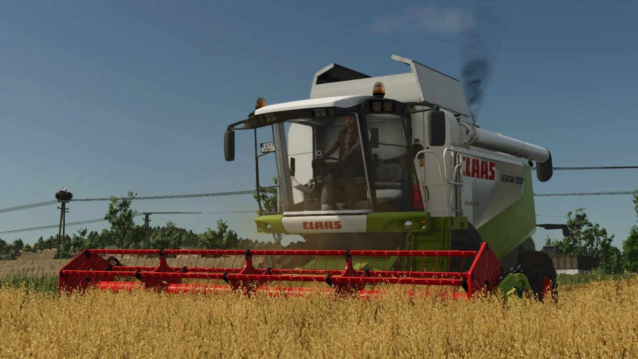 FS25 CLAAS Lexion 500 Series V1.0 Harvesters Mod FS25 Mod Free Download