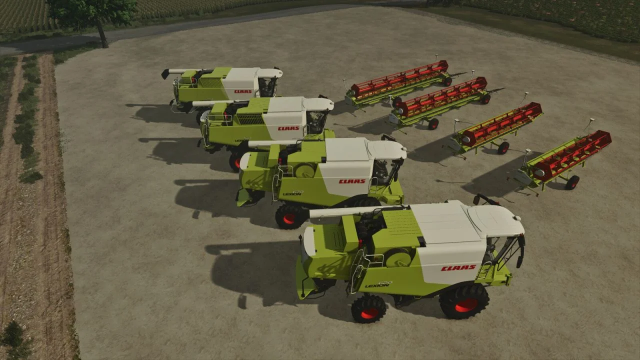 FS25 CLAAS Lexion 600-700 Series V1.0.1.1 Harvesters Mod FS25 Mod Free Download