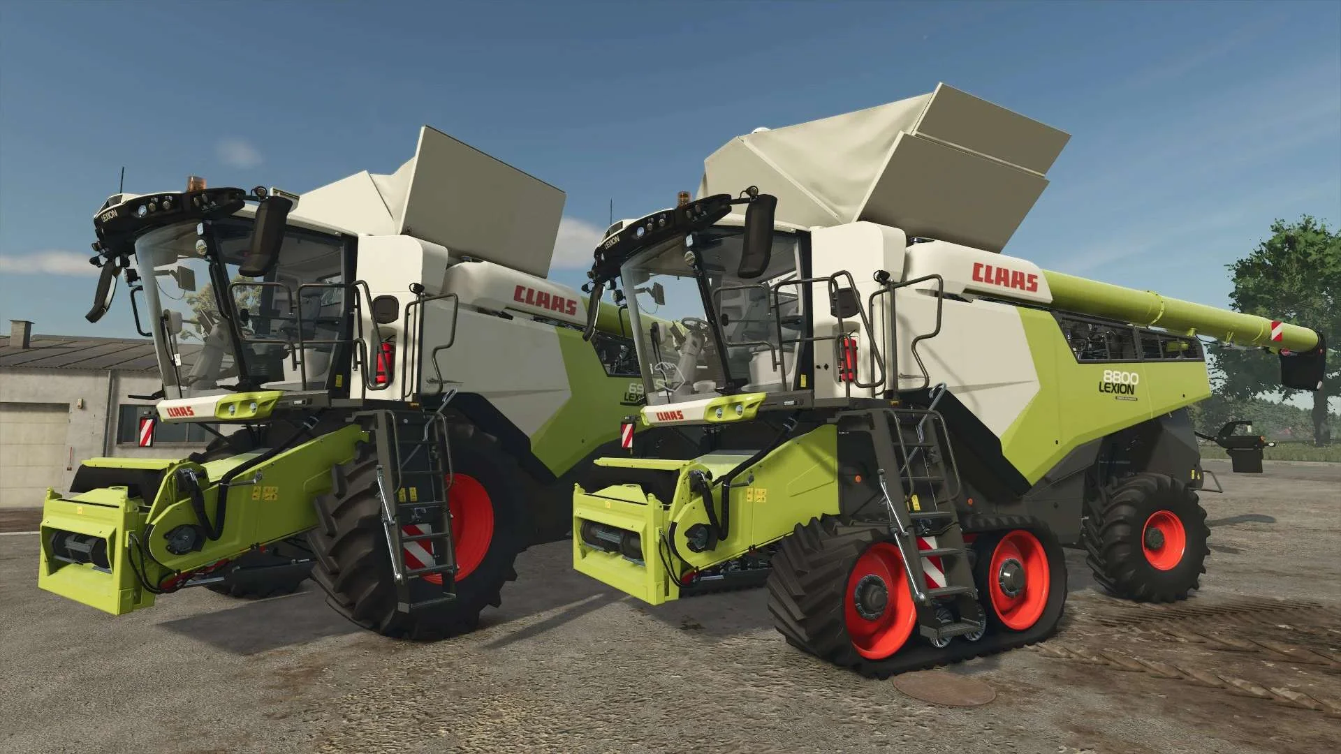 FS25 Claas Lexion 6900 & 8800/8900 Terra Trac v1.0 Harvesters Mod FS25 Mod Free Download