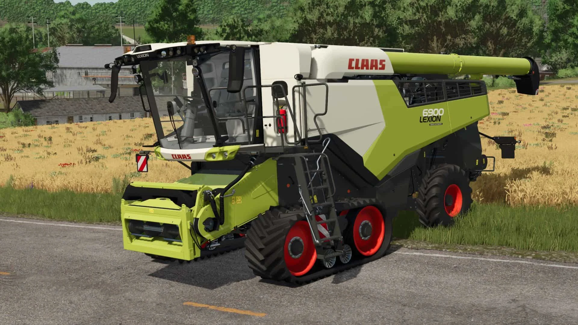 FS25 Claas Lexion 6900/8000 19.500L v1.0 Harvesters Mod FS25 Mod Free Download
