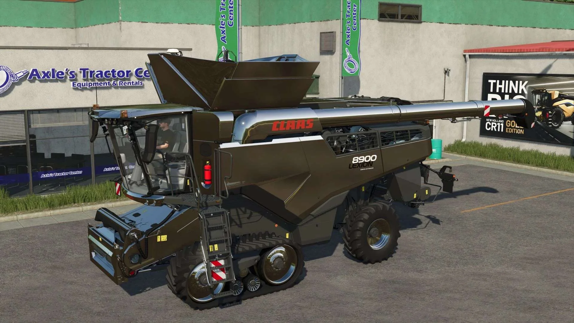 FS25 CLAAS Lexion 8800-8900 Electric Chrome Edition v1.0 Harvesters Mod FS25 Mod Free Download