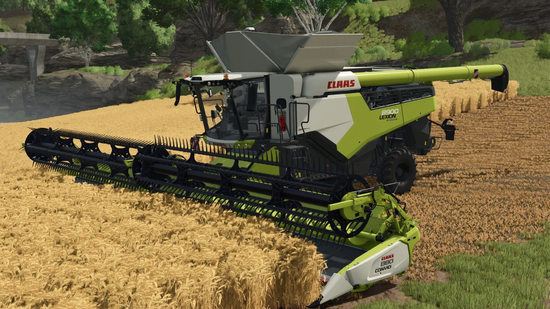 FS25 CLAAS Lexion 8900 and cutting bars V1.0.0.1 Harvesters Mod FS25 Mod Free Download