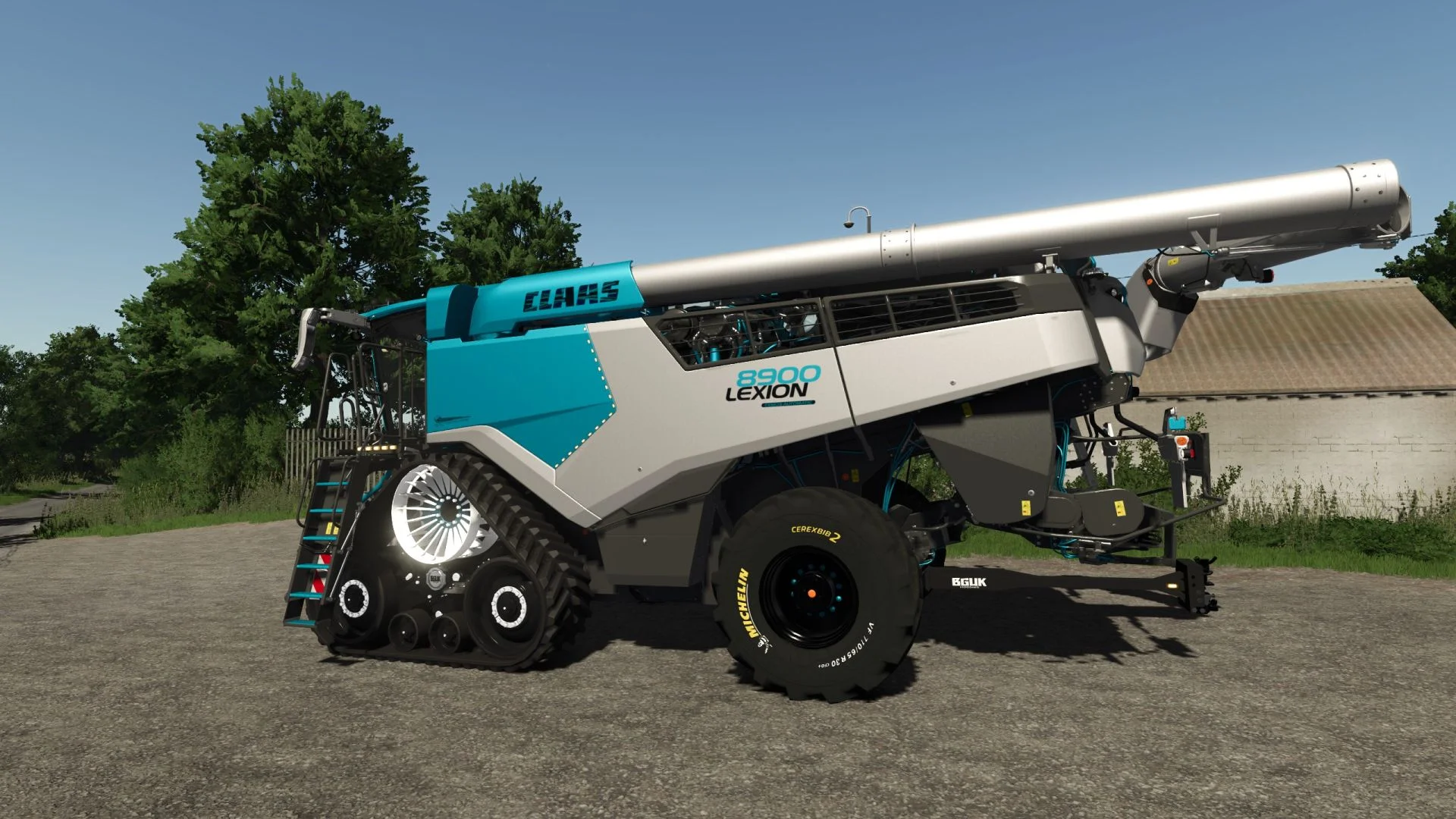 FS25 CLAAS Lexion 8900 Edit V6.0 Harvesters Mod FS25 Mod Free Download