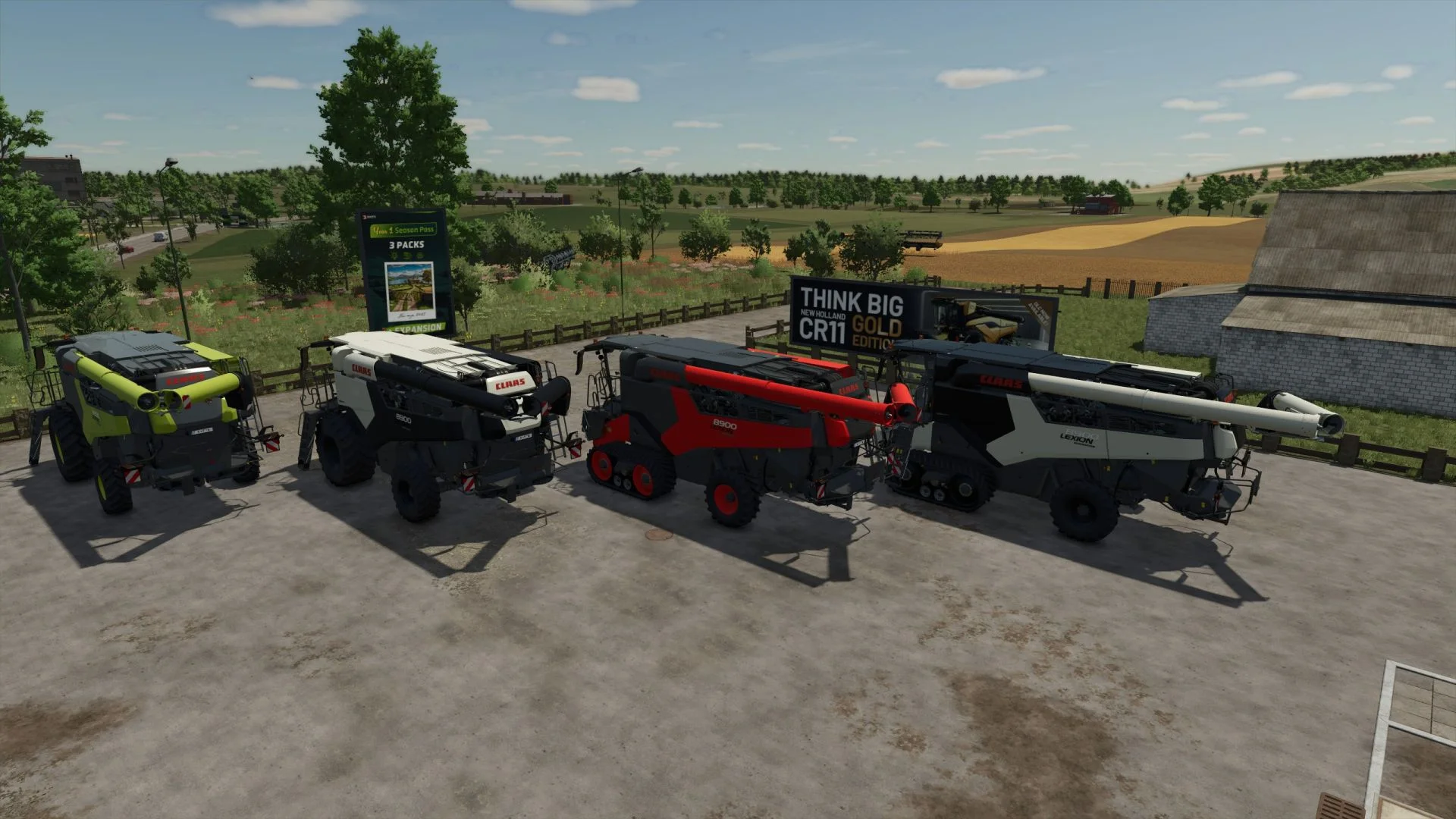 FS25 Claas Lexion 8900 Enhanced v1.0.0.1 Harvesters Mod FS25 Mod Free Download
