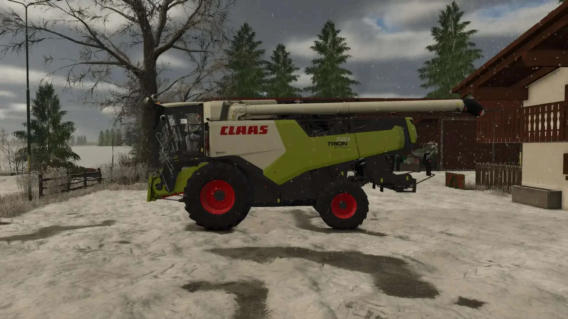 FS25 Claas Trion 720-750 Pack v1.0 Harvesters Mod FS25 Mod Free Download