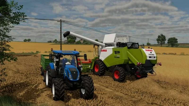FS25 Claas Tucano 300/400 v1.0 Harvesters Mod FS25 Mod Free Download