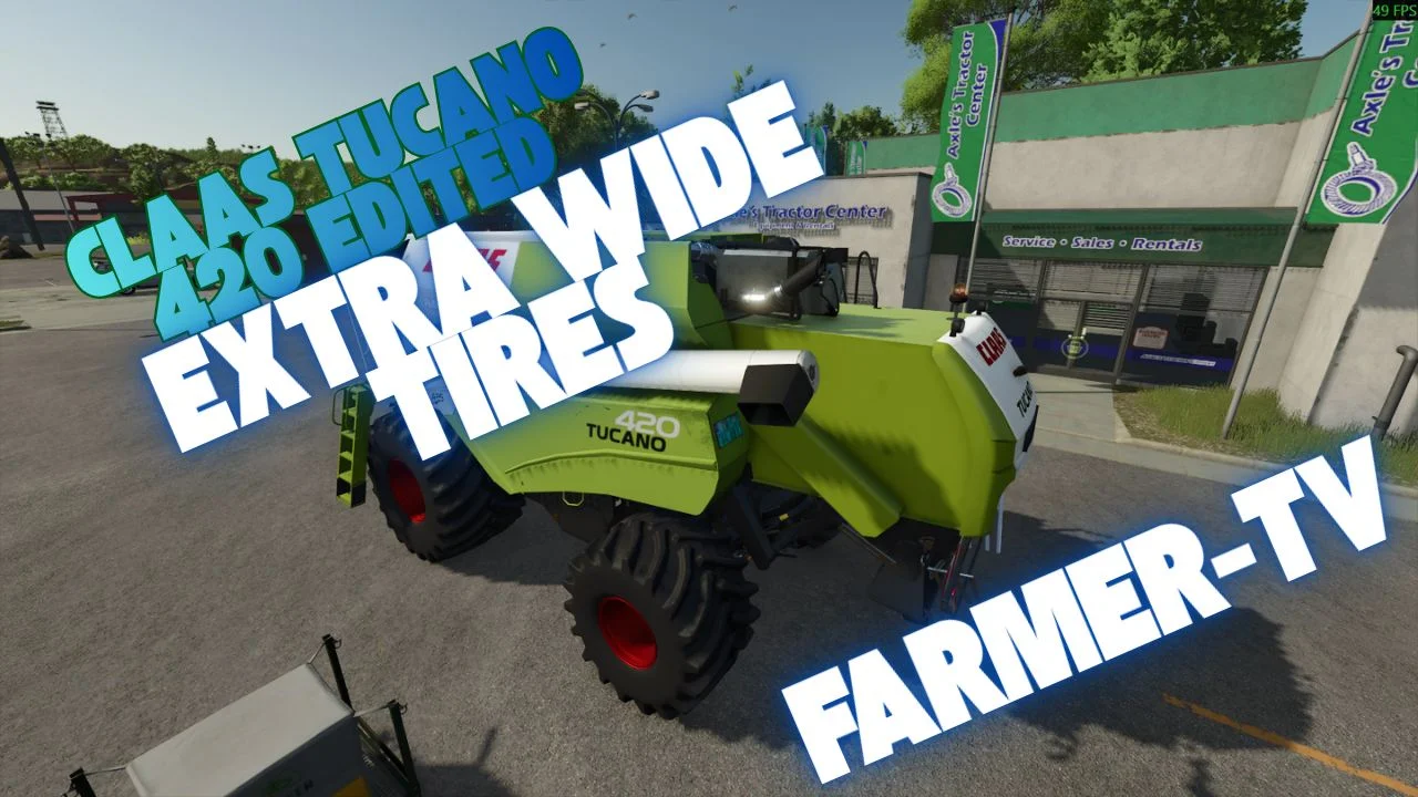 FS25 Claas Tucano 420 Edit V1.0 Harvesters Mod FS25 Mod Free Download