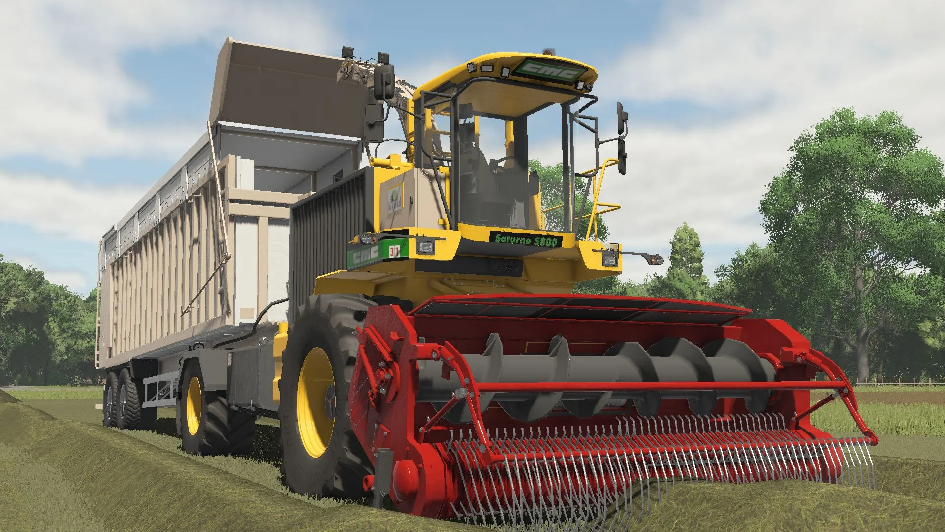 FS25 CMC Saturne 5800 v1.0 Harvesters Mod FS25 Mod Free Download