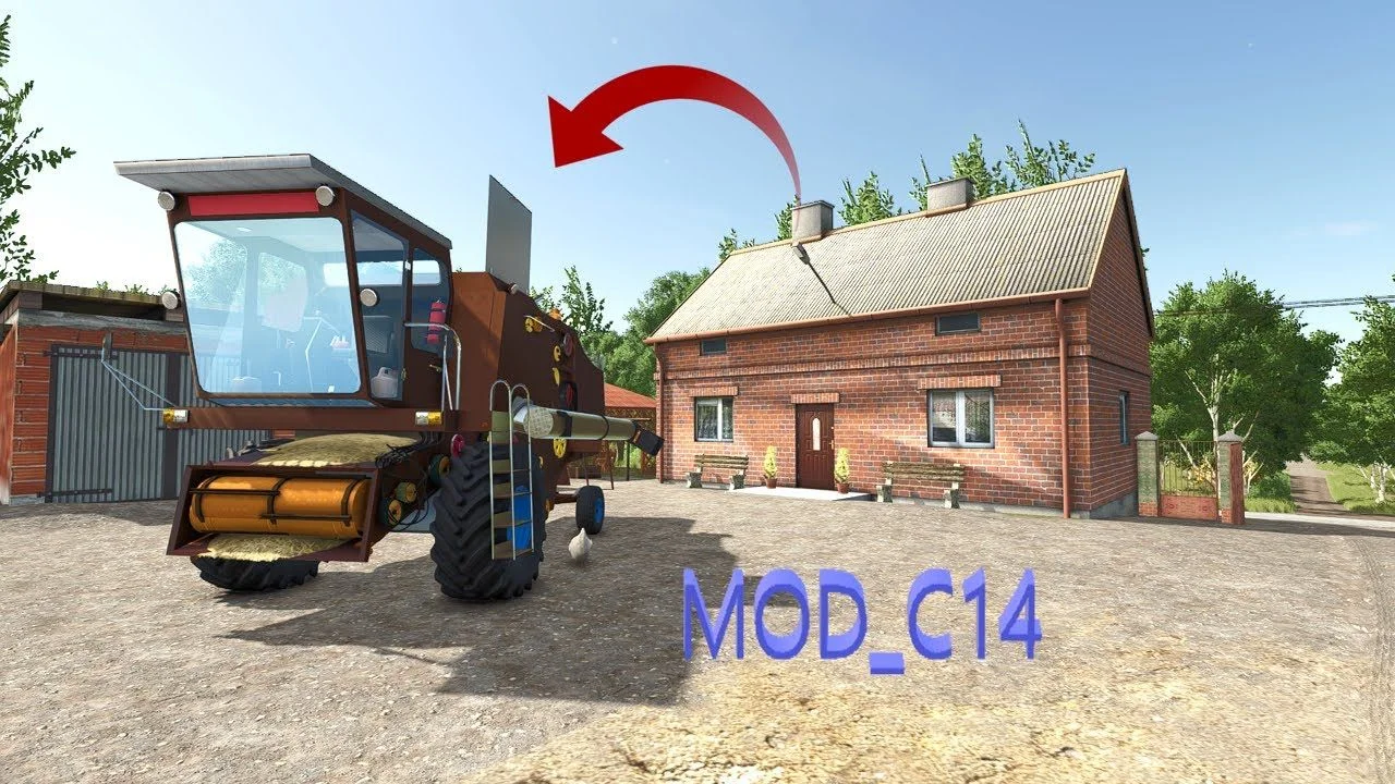 FS25 Combina C14 V1.0 Harvesters Mod FS25 Mod Free Download