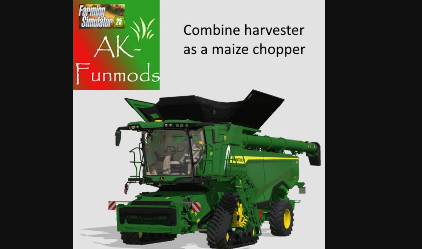 FS25 Combine harvester as a maize chopper v1.0 Harvesters Mod FS25 Mod Free Download
