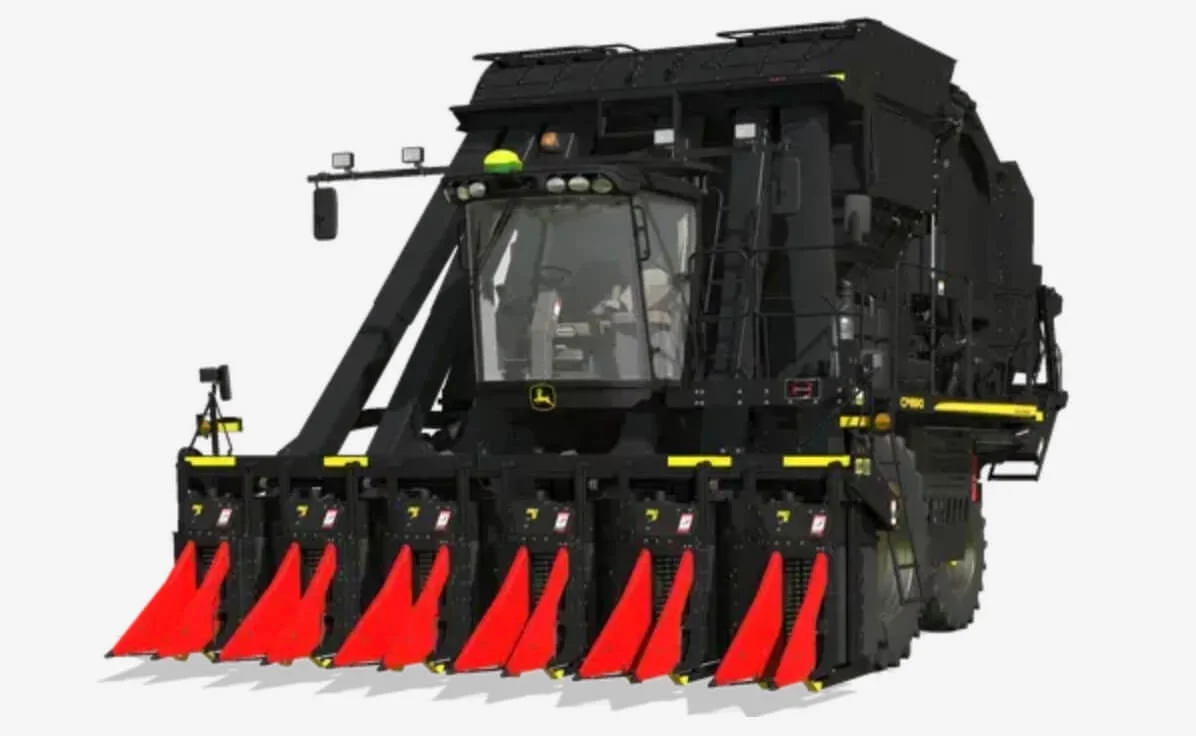 FS25 CP690 Cotton Harvester Black V1.0 Harvesters Mod FS25 Mod Free Download