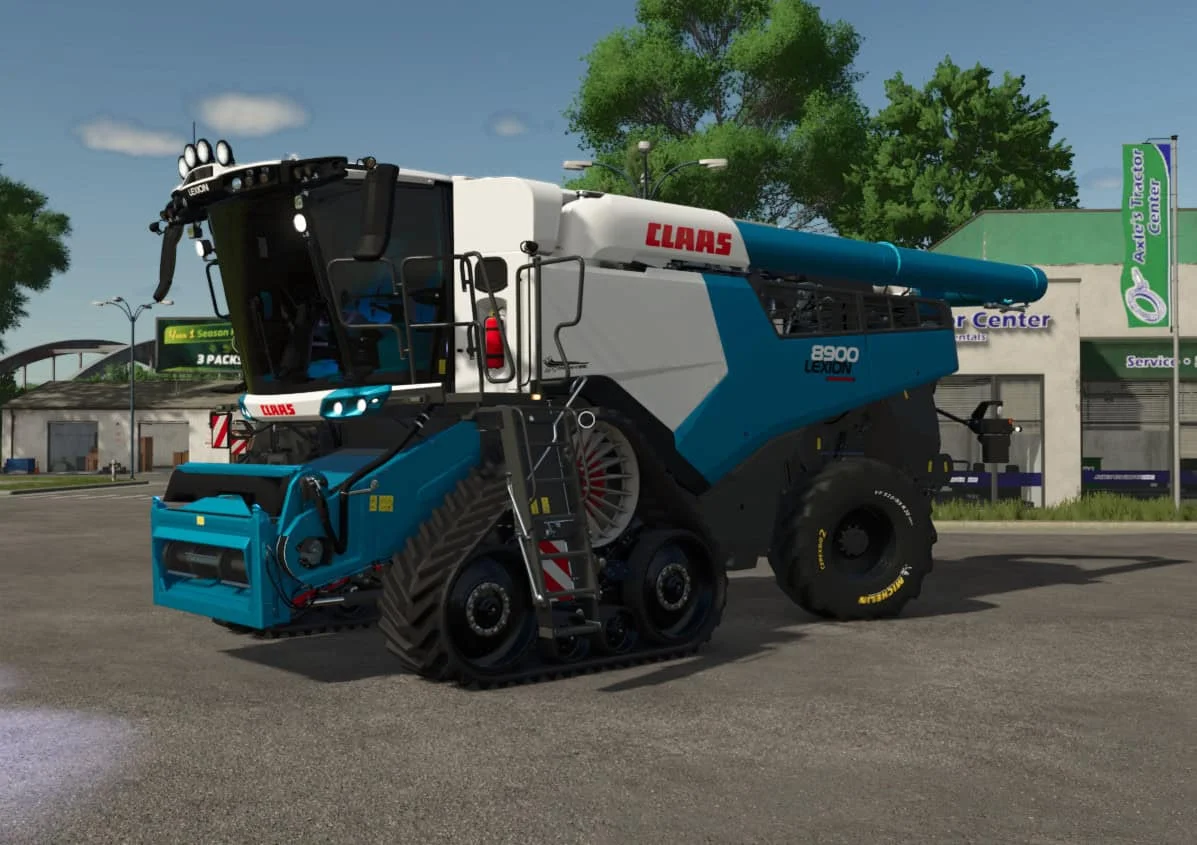FS25 CUSTOM CLAAS LEXION 8900 / 8800 (BGUK) v3.0 Harvesters Mod FS25 Mod Free Download