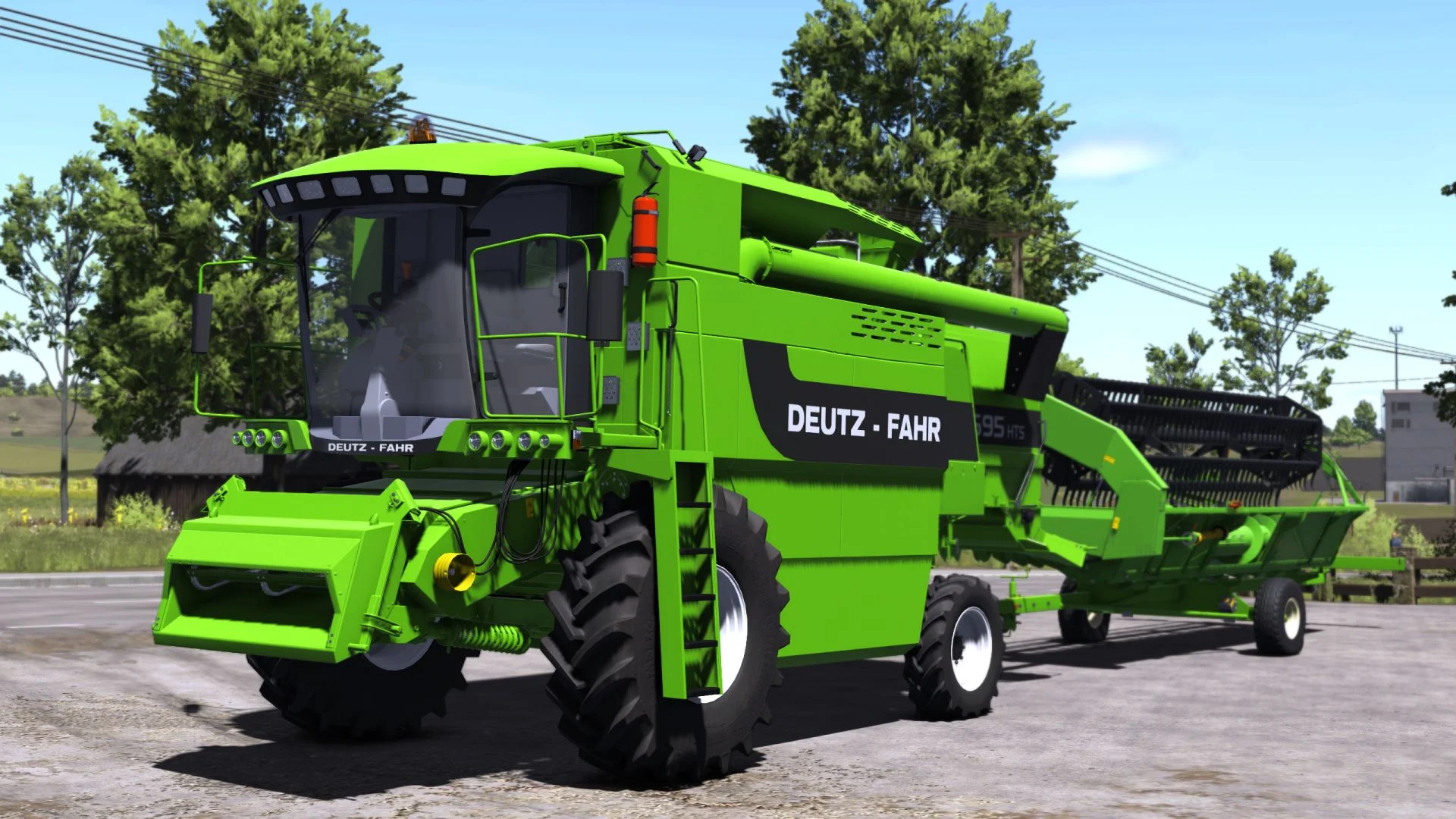 FS25 Deutz Fahr 5695 HTS v1.0 Harvesters Mod FS25 Mod Free Download