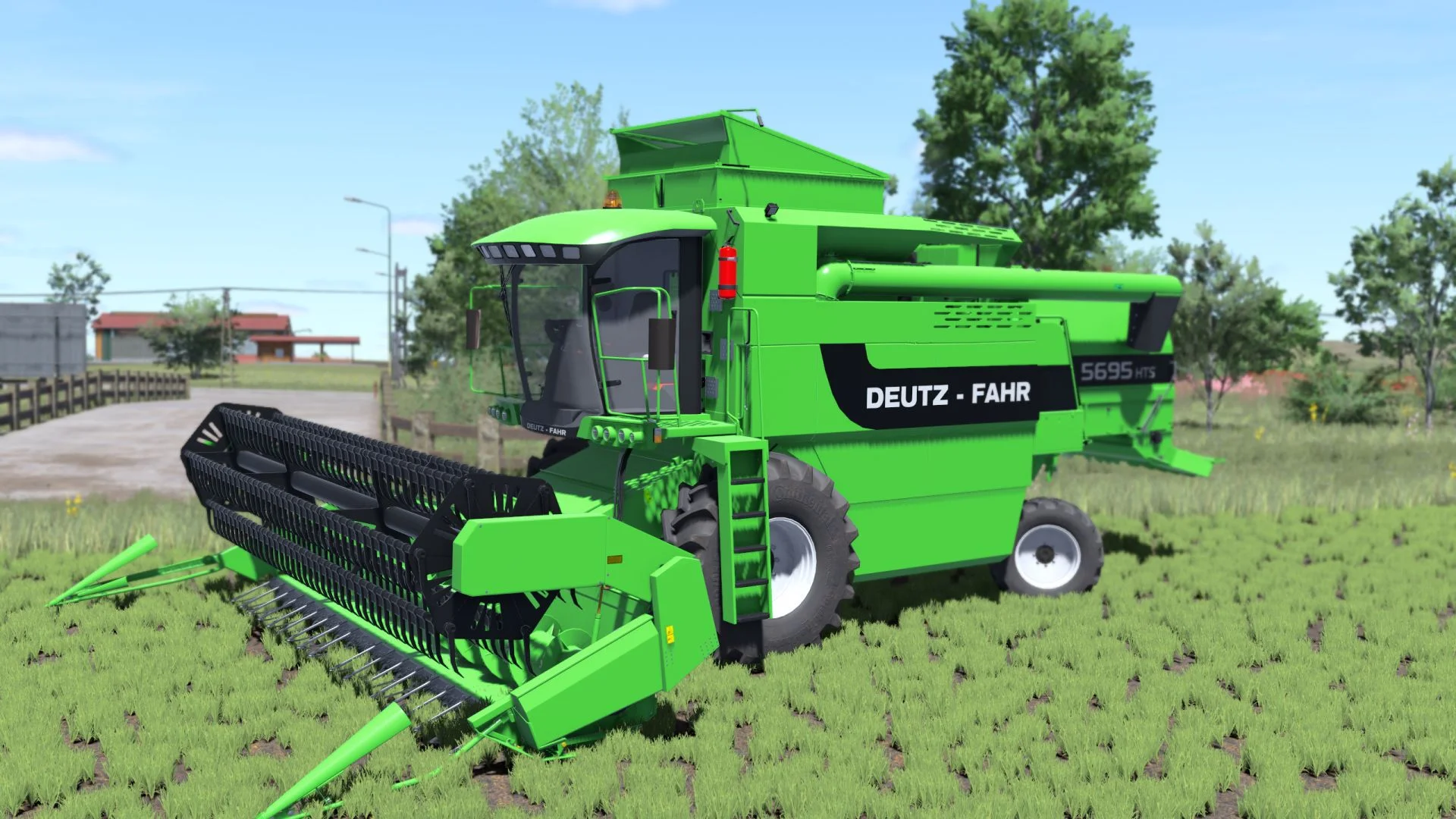FS25 Deutz Fahr 5695 HTS V1.2 Harvesters Mod FS25 Mod Free Download