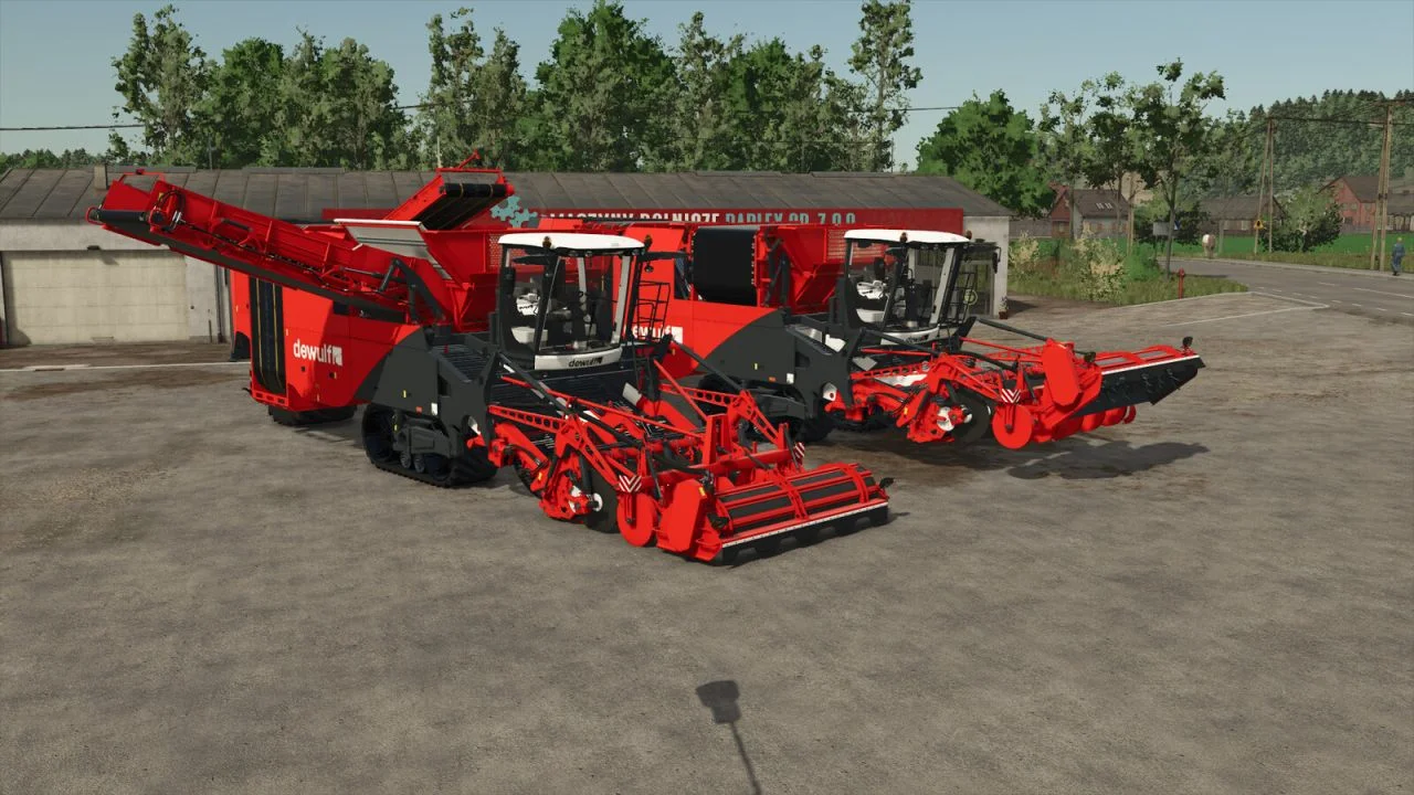 FS25 Dewulf Kwatro V1.0.0.1 Harvesters Mod FS25 Mod Free Download