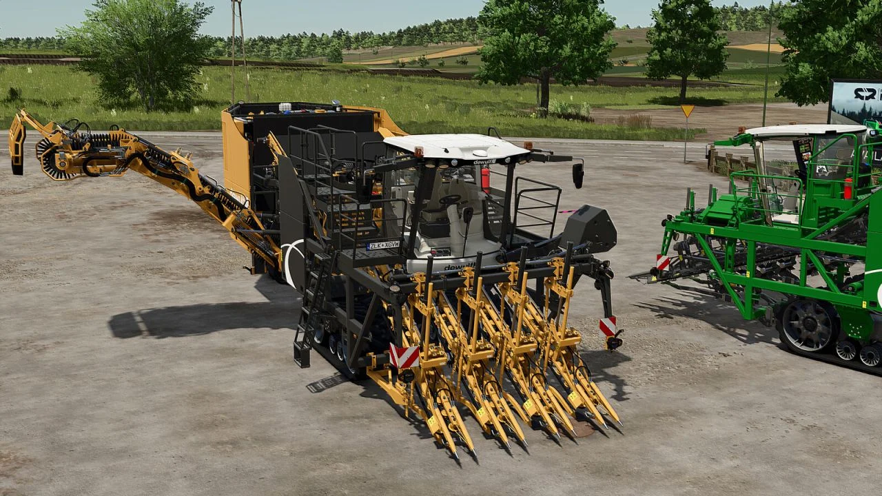FS25 Dewulf Vegetable Harvester V1.0 Harvesters Mod FS25 Mod Free Download