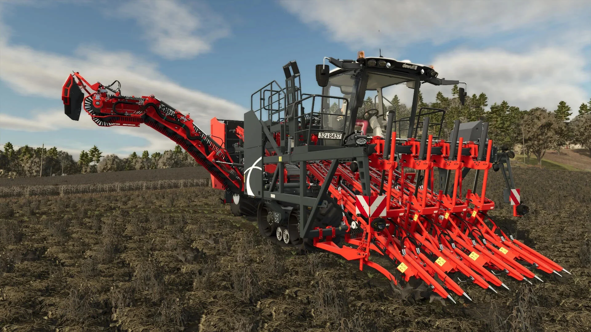 FS25 Dewulf ZKIVSE v1.0 Harvesters Mod FS25 Mod Free Download