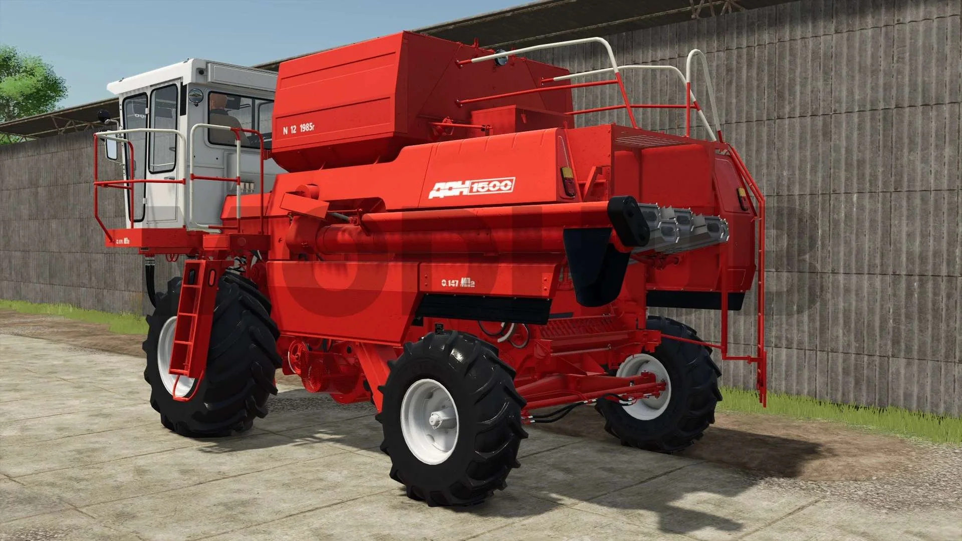 FS25 Don-1500 v1.0.0.5 Harvesters Mod FS25 Mod Free Download