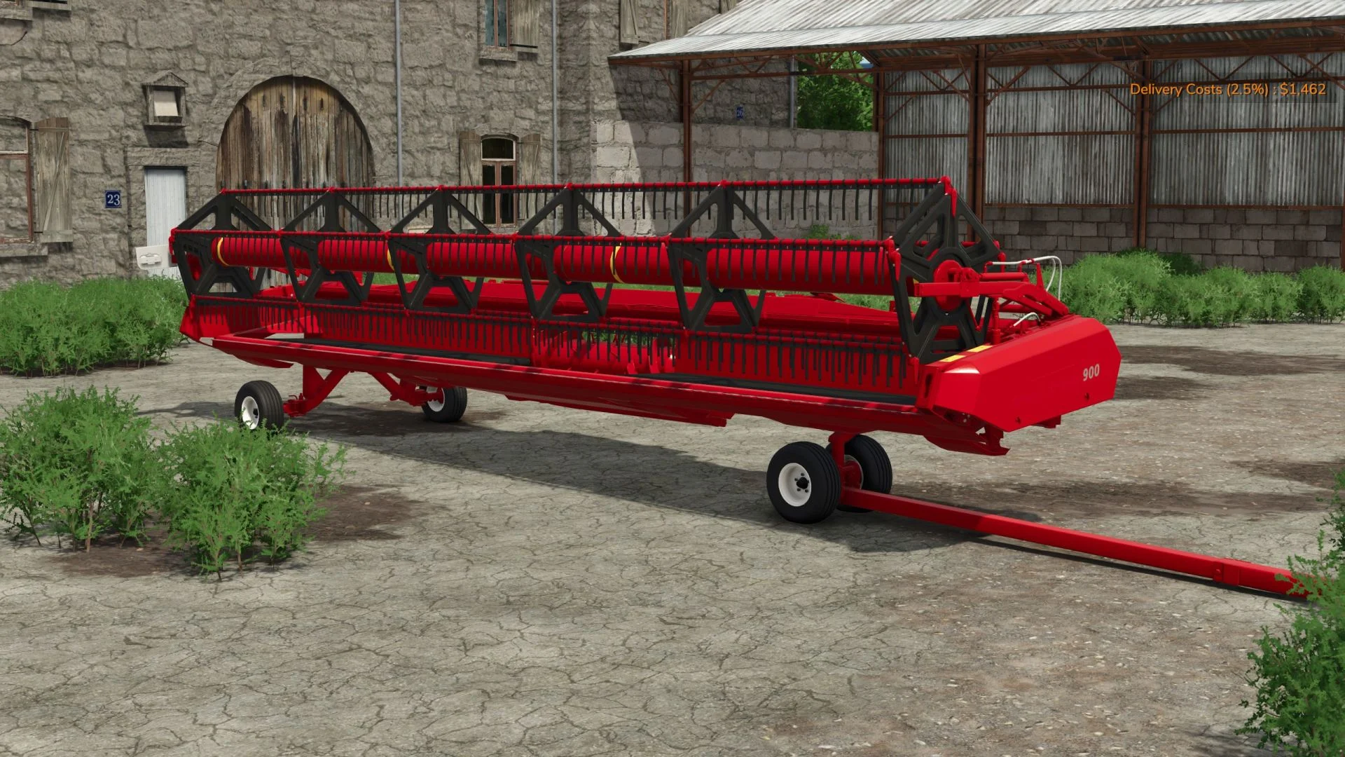 FS25 Draper Stream 900 V1.0.0.5 Harvesters Mod FS25 Mod Free Download