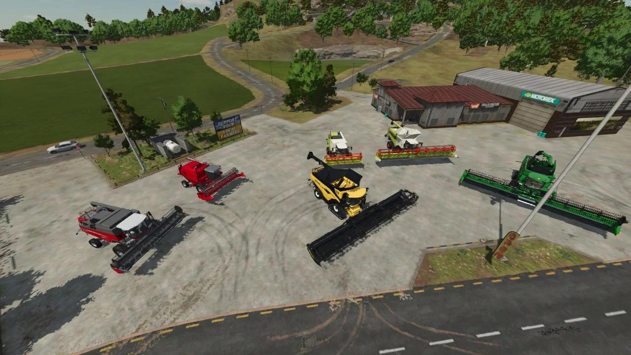 FS25 Edited Base Vehicles V1.0 Harvesters Mod FS25 Mod Free Download