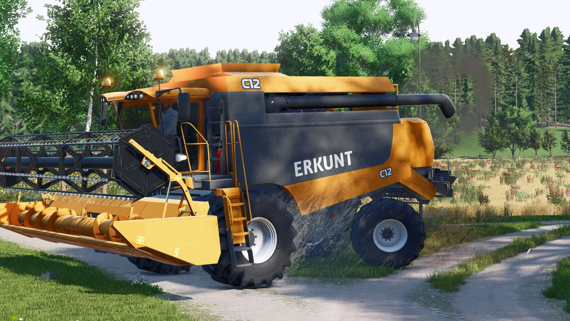 FS25 Erkunt Combine Harvester V1.0 Harvesters Mod FS25 Mod Free Download