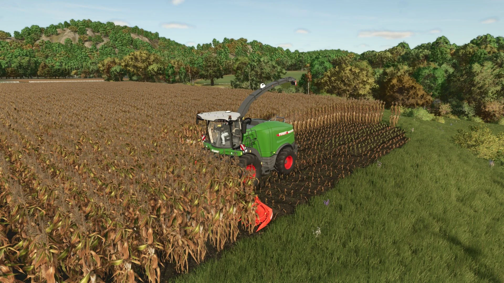 FS25 Fendt Katana Modified With Hopper v1.0 Harvesters Mod FS25 Mod Free Download