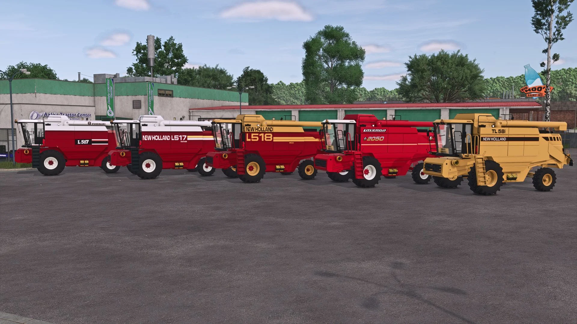 FS25 Fiat / New Holland / Laverda Pack V1.0 Harvesters Mod FS25 Mod Free Download