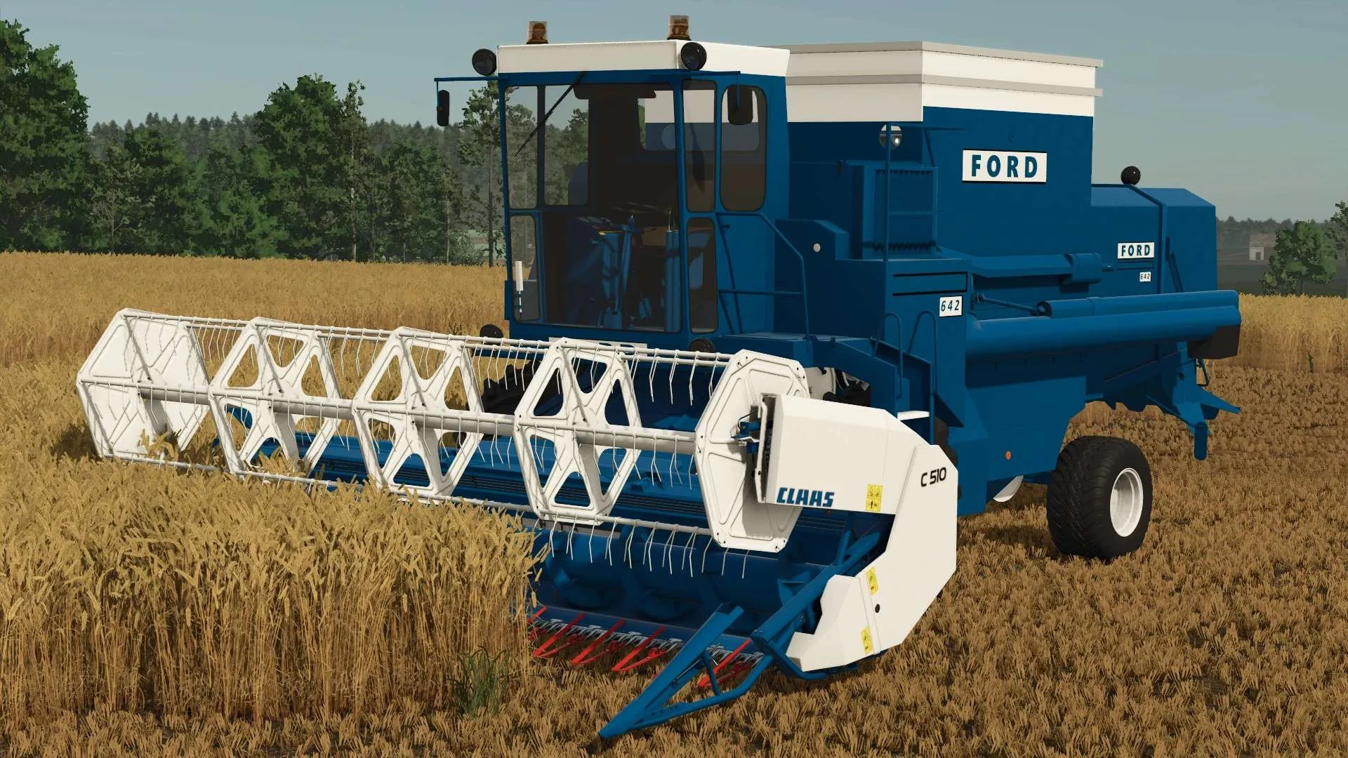 FS25 Ford 642 v1.0 Harvesters Mod FS25 Mod Free Download