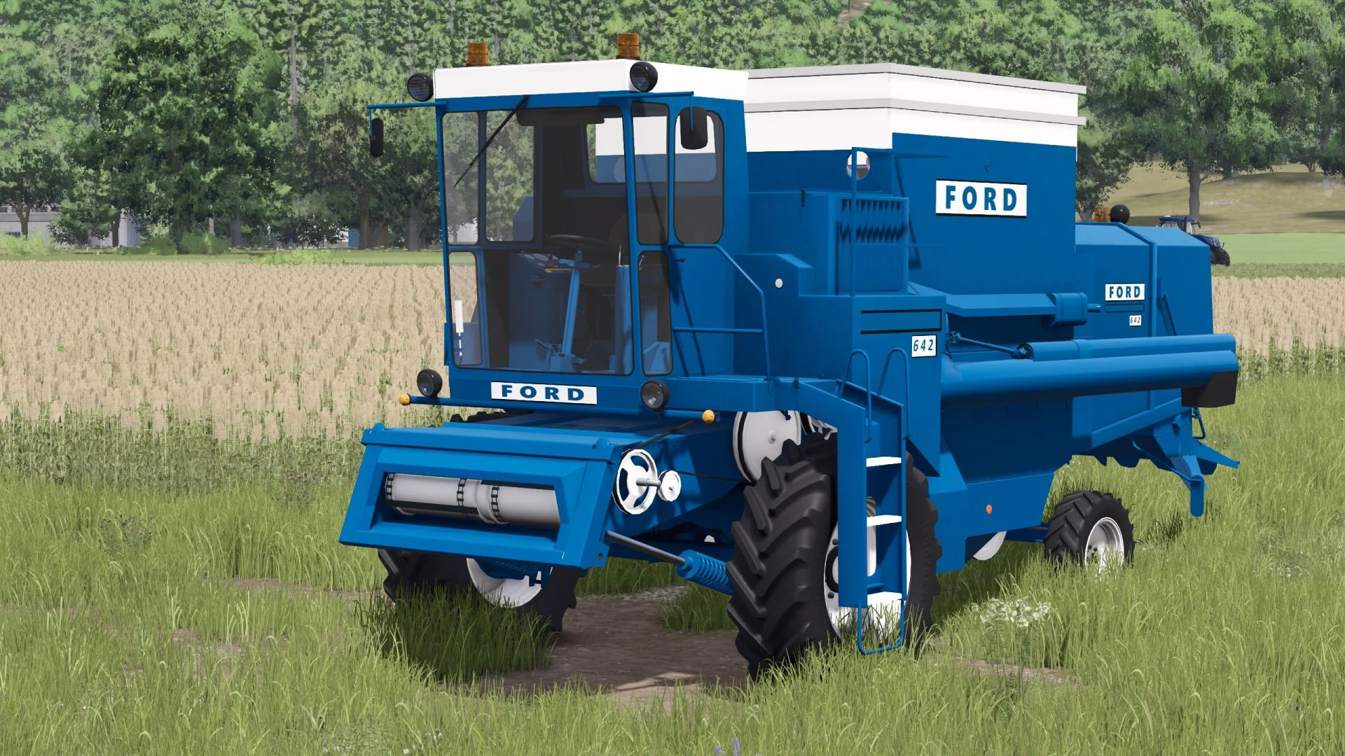 FS25 Ford/Claas 642 V1.0 Harvesters Mod FS25 Mod Free Download