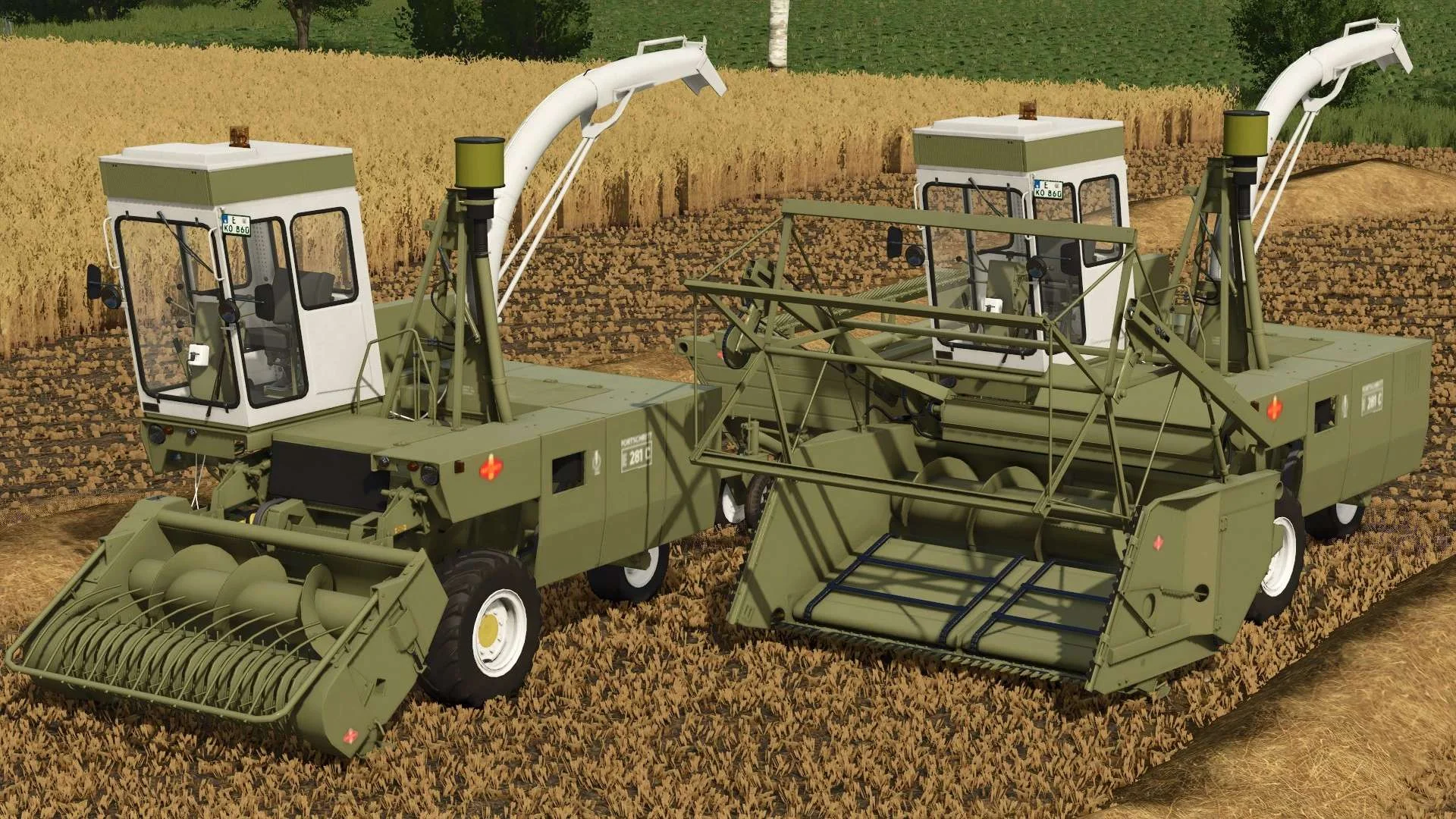 FS25 Fortschritt E 281 Forage Harvester v1.0 Harvesters Mod FS25 Mod Free Download