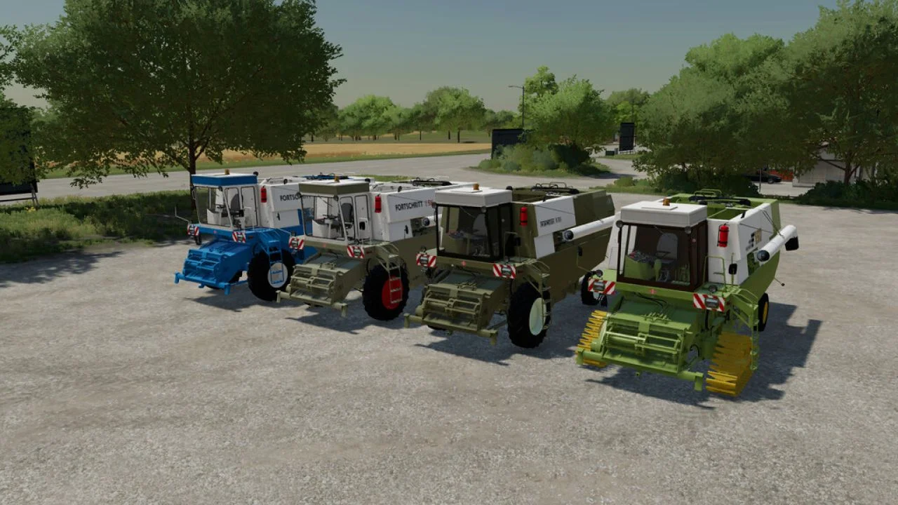 FS25 Fortschritt E516 Pack V1.0 Harvesters Mod FS25 Mod Free Download