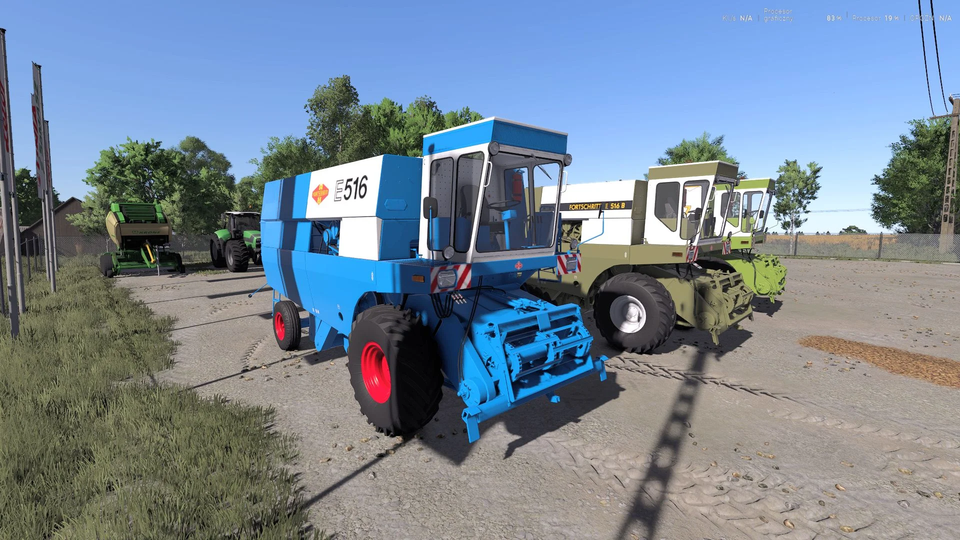 FS25 Fortschritt E516 V1.0 Harvesters Mod FS25 Mod Free Download