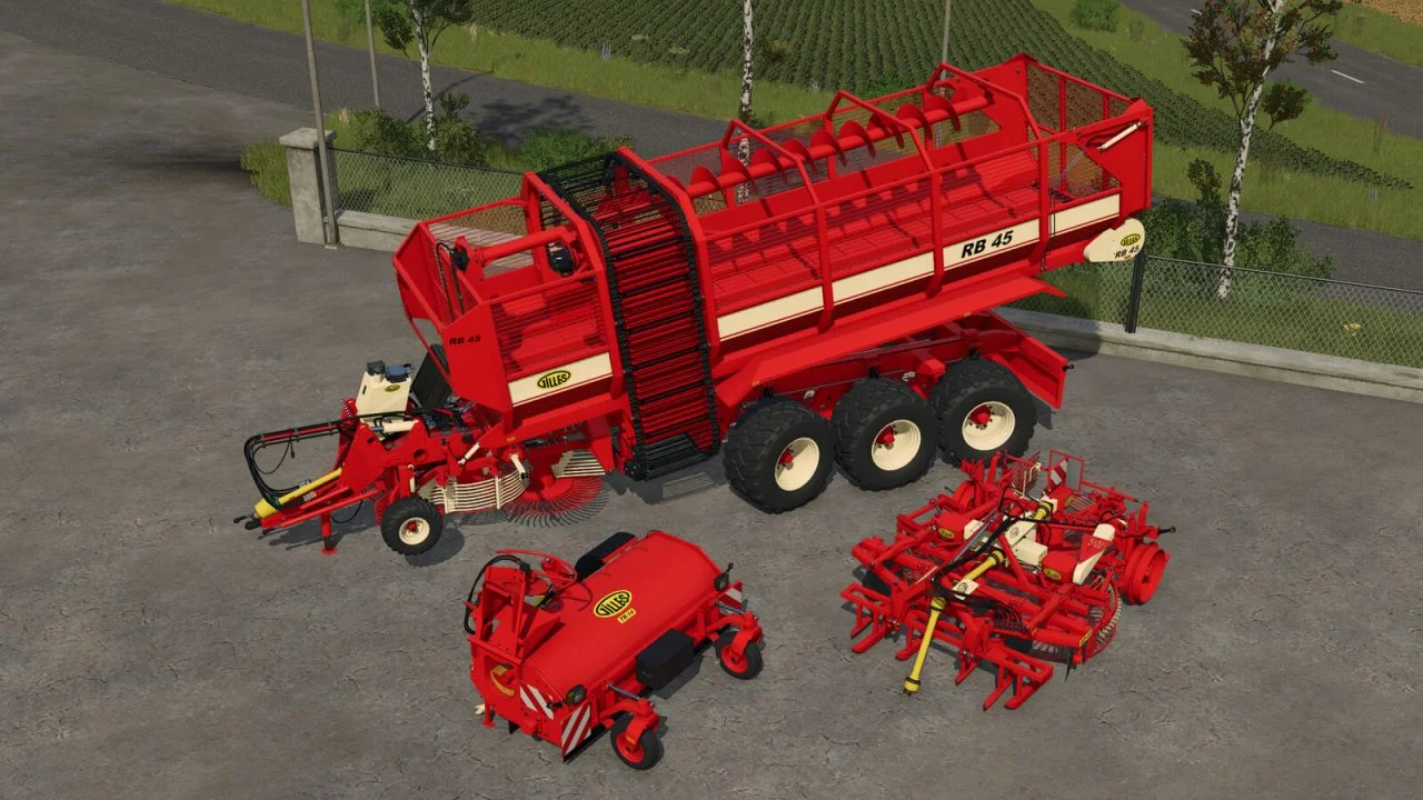 FS25 Gilles Pack V1.0.0.1 Harvesters Mod FS25 Mod Free Download