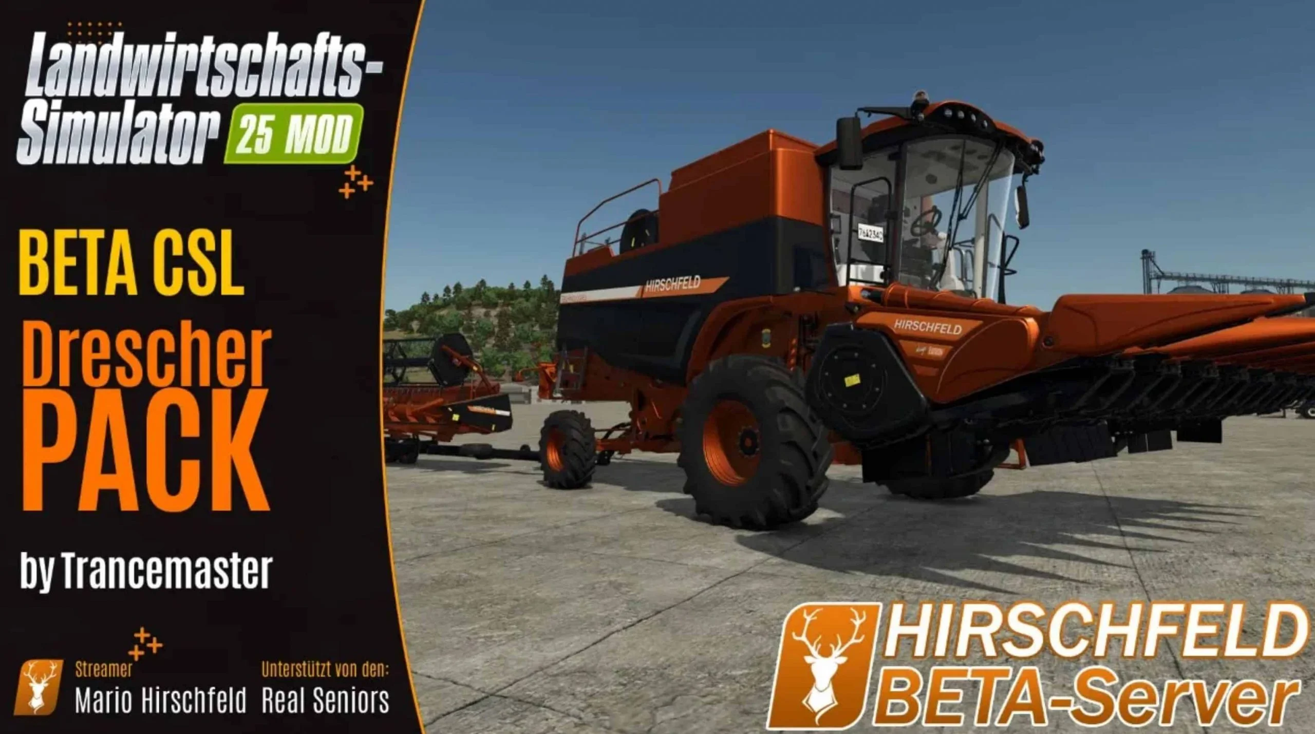 FS25 Hirschfeld 5275 CSL V1.0.0.1 Harvesters Mod FS25 Mod Free Download