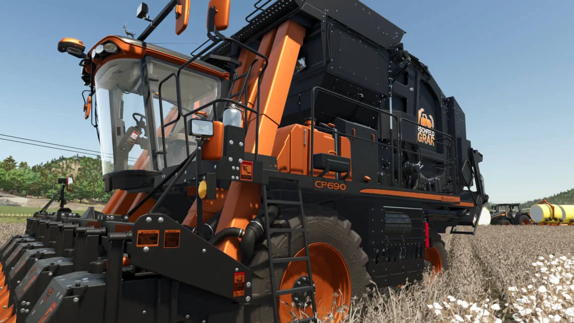 FS25 Hirschfeld JD CP690 V1.0.0.1 Harvesters Mod FS25 Mod Free Download